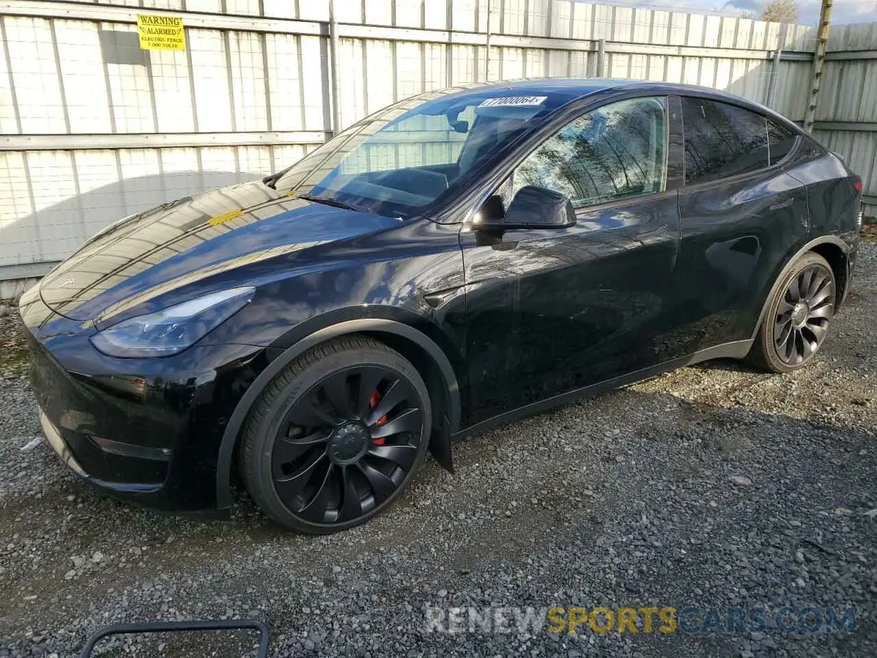 1 Photograph of a damaged car 7SAYGDEF8NF397150 TESLA MODEL Y 2022
