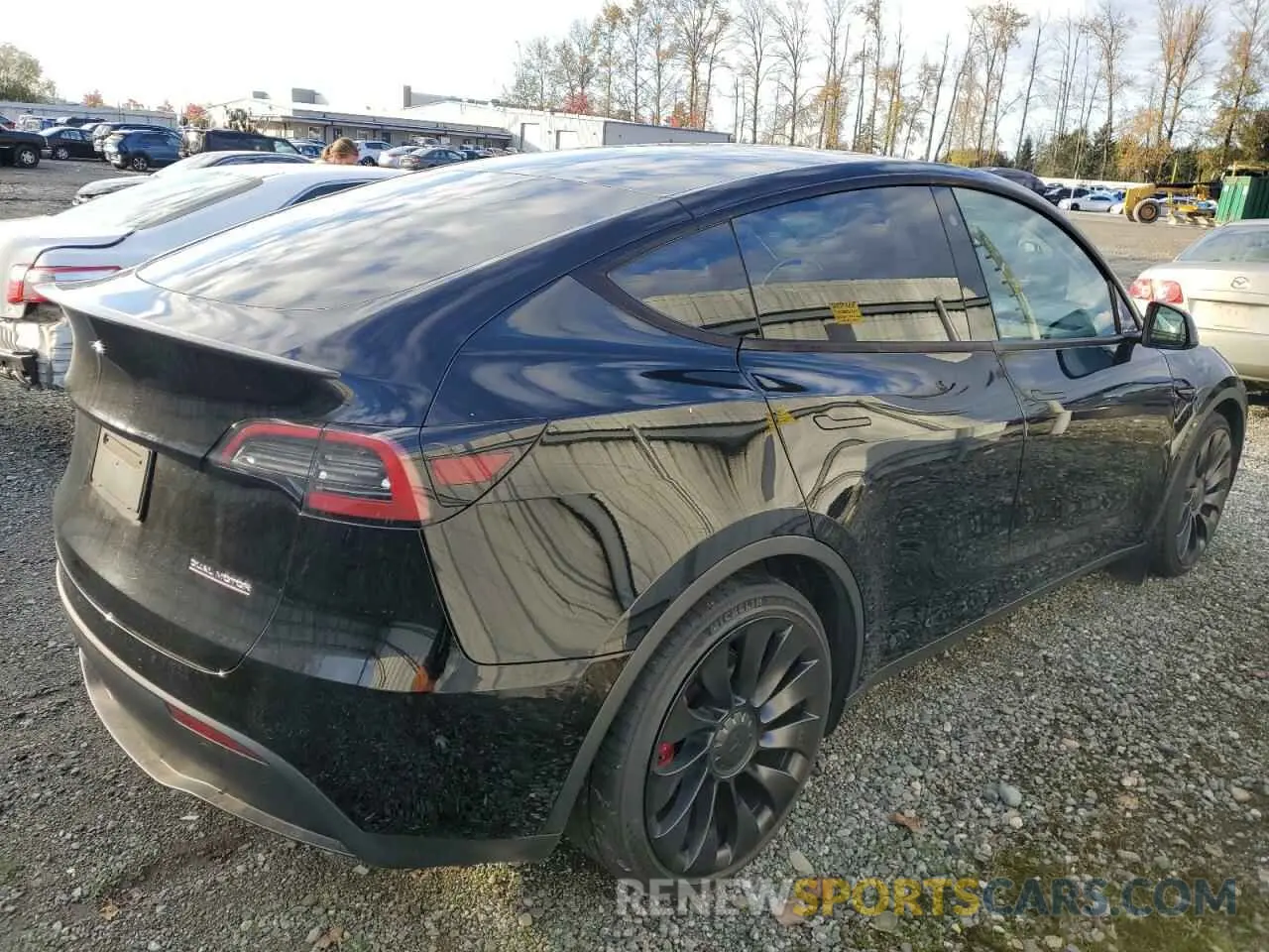 3 Photograph of a damaged car 7SAYGDEF8NF397150 TESLA MODEL Y 2022