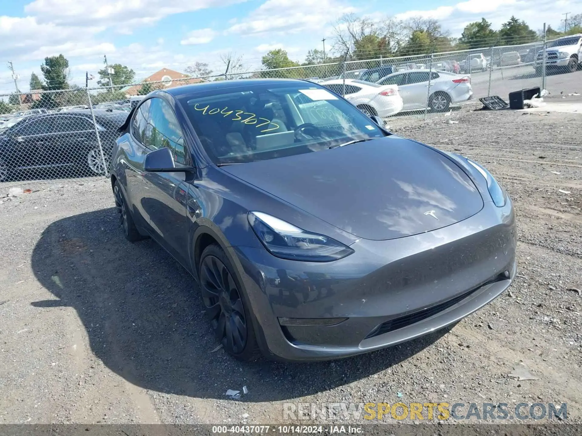 1 Photograph of a damaged car 7SAYGDEF8NF467407 TESLA MODEL Y 2022