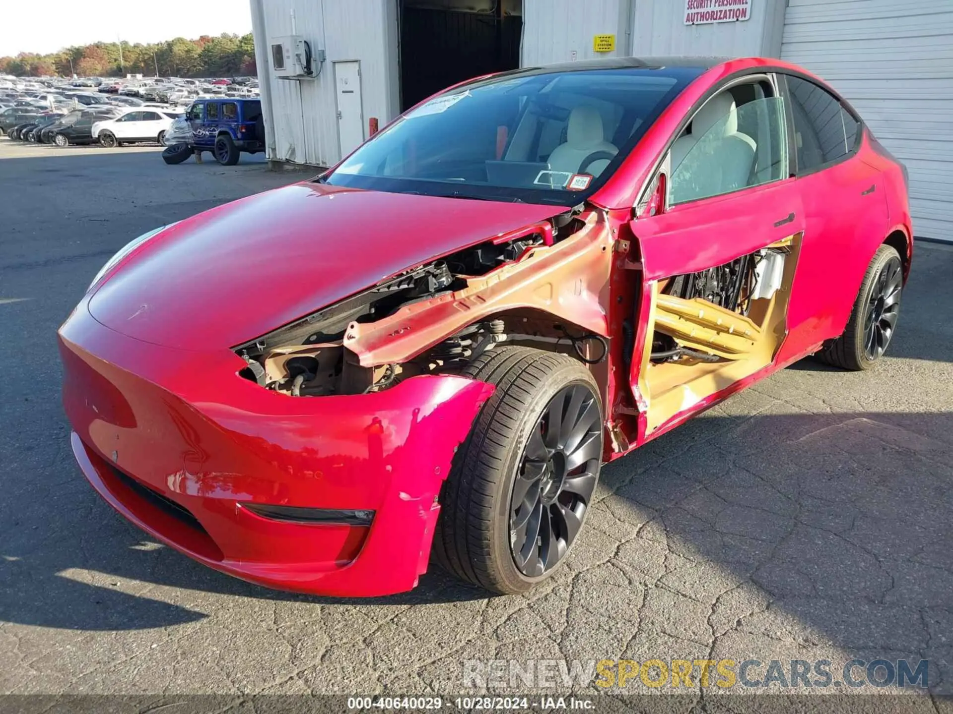 2 Photograph of a damaged car 7SAYGDEF8NF529968 TESLA MODEL Y 2022
