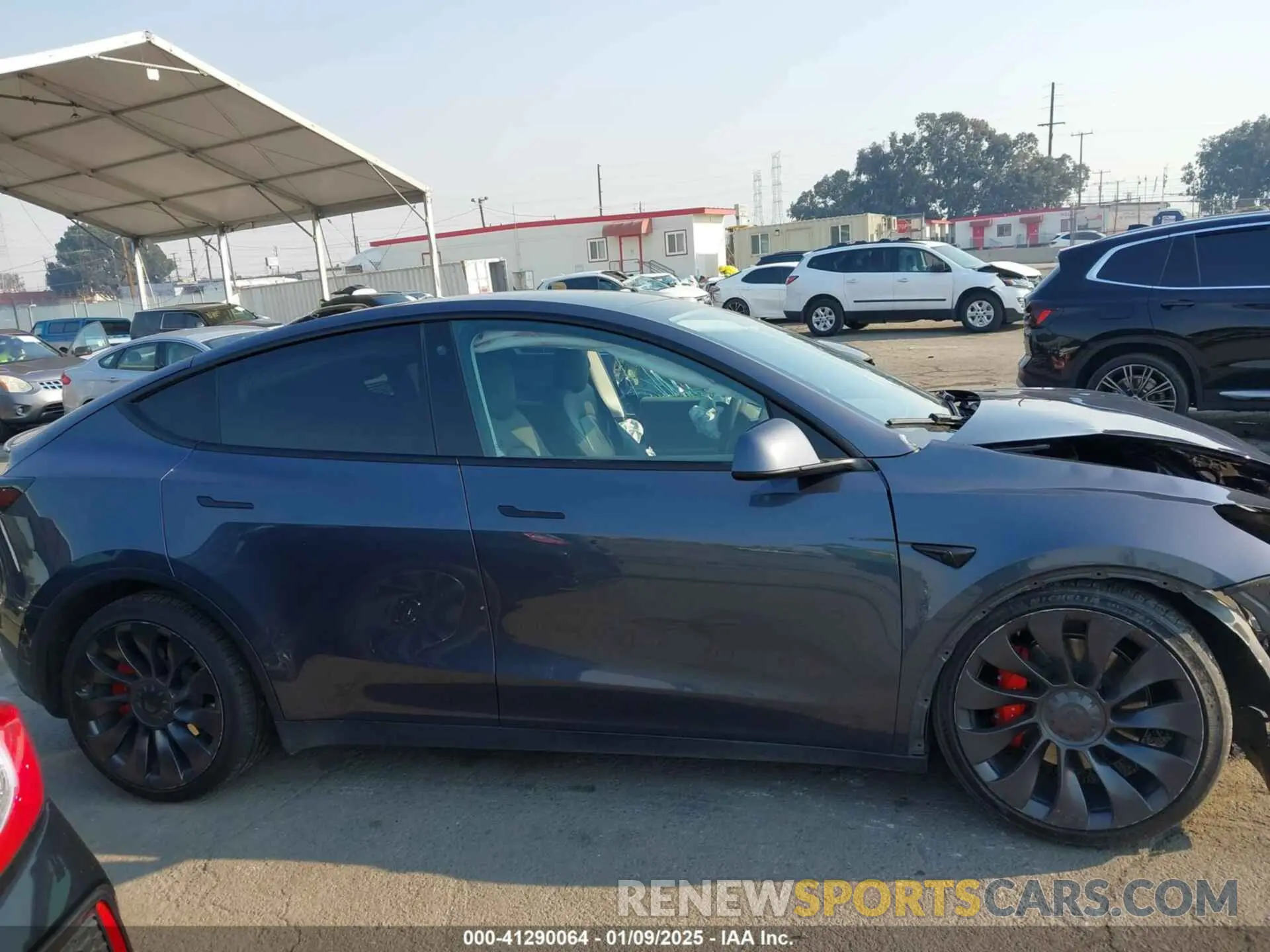 13 Фотография поврежденного автомобиля 7SAYGDEF8NF551694 TESLA MODEL Y 2022