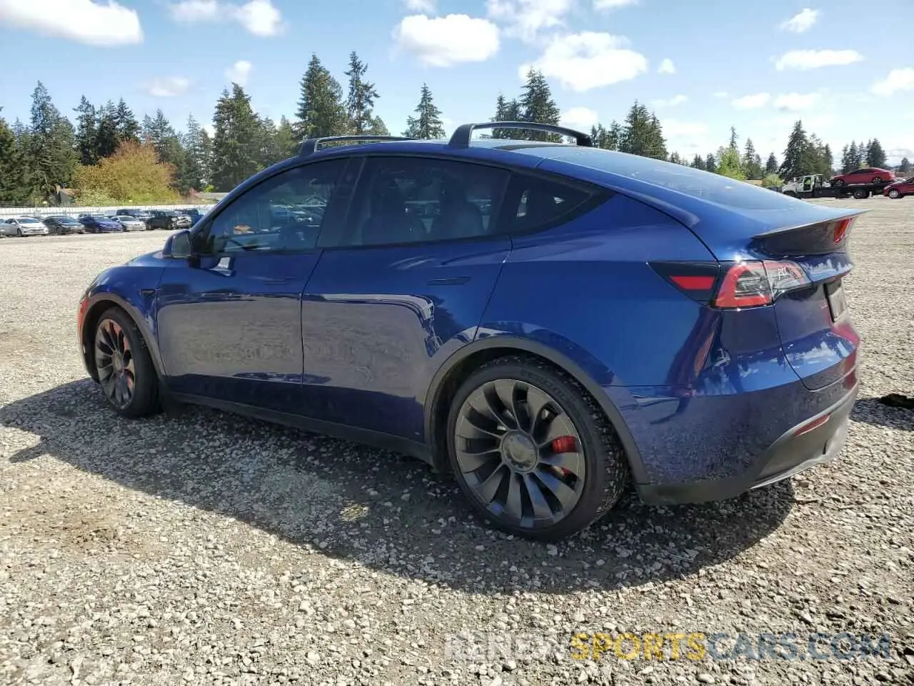 2 Фотография поврежденного автомобиля 7SAYGDEF9NF340987 TESLA MODEL Y 2022