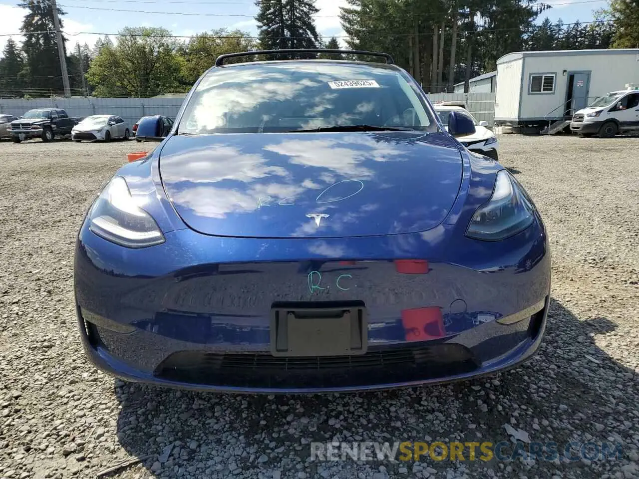 5 Фотография поврежденного автомобиля 7SAYGDEF9NF340987 TESLA MODEL Y 2022