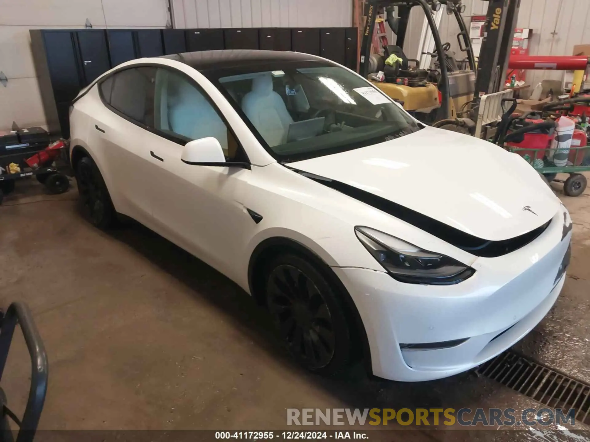 1 Фотография поврежденного автомобиля 7SAYGDEF9NF382740 TESLA MODEL Y 2022
