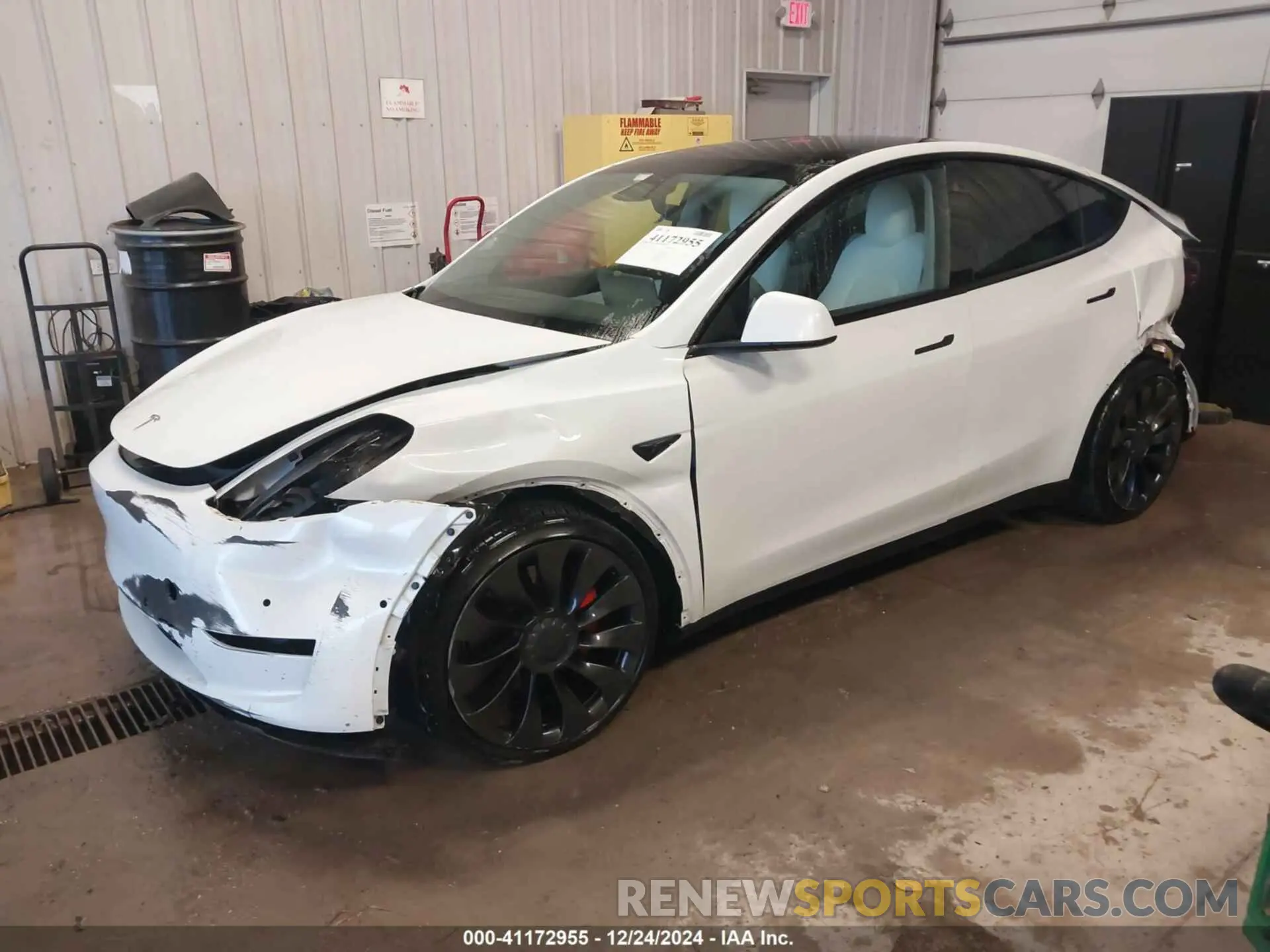 2 Фотография поврежденного автомобиля 7SAYGDEF9NF382740 TESLA MODEL Y 2022