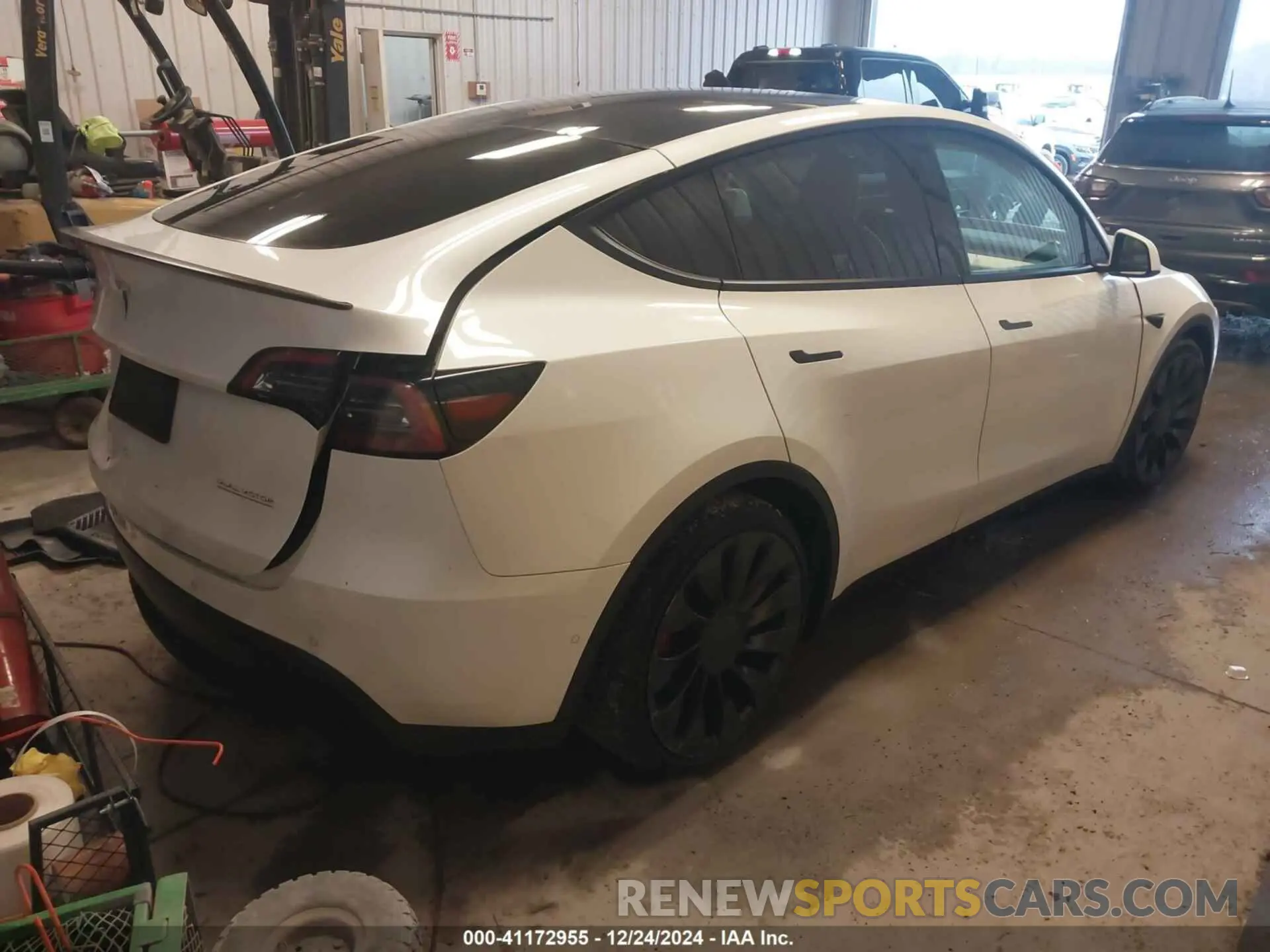 4 Фотография поврежденного автомобиля 7SAYGDEF9NF382740 TESLA MODEL Y 2022