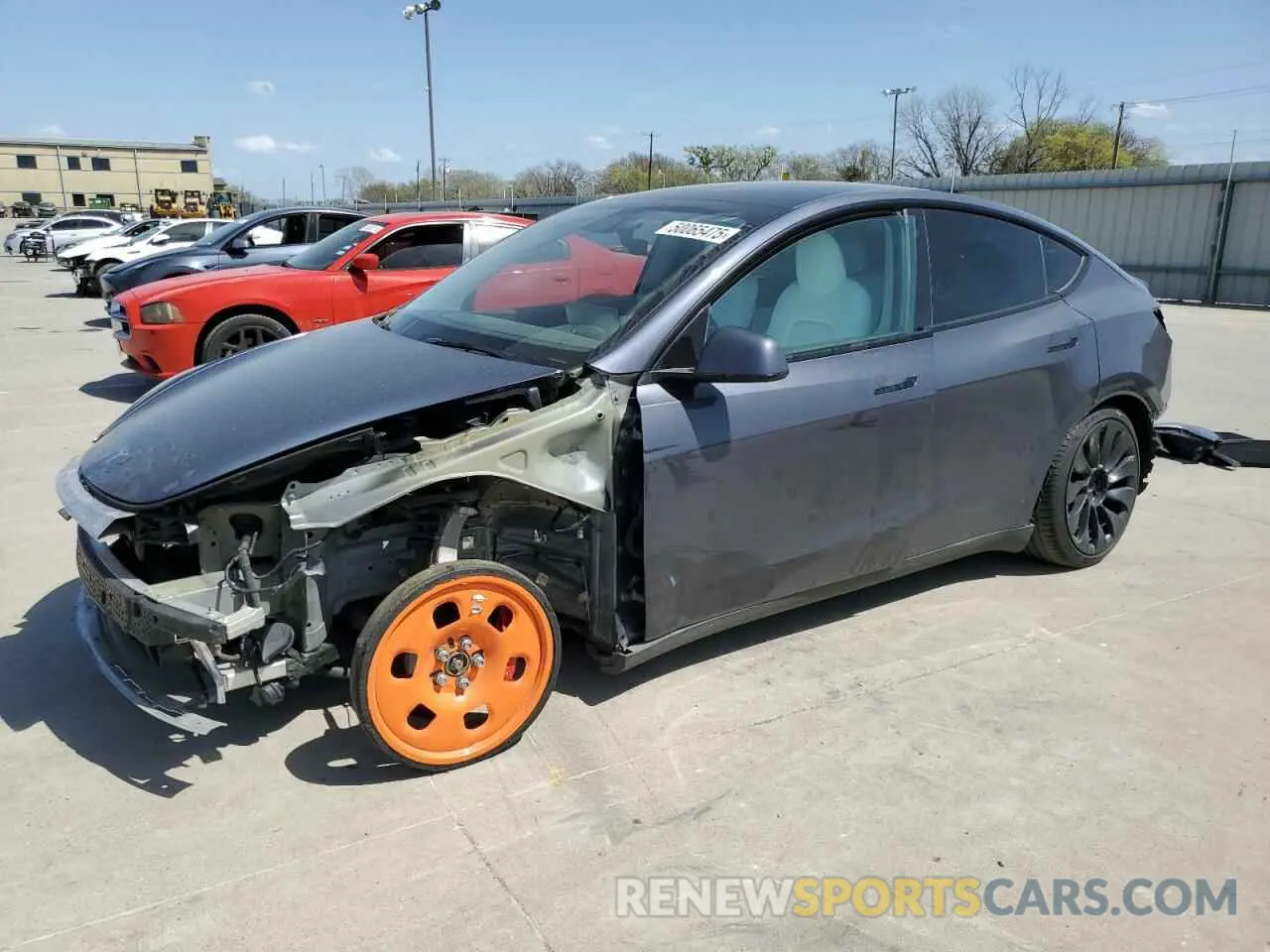 1 Фотография поврежденного автомобиля 7SAYGDEF9NF391454 TESLA MODEL Y 2022