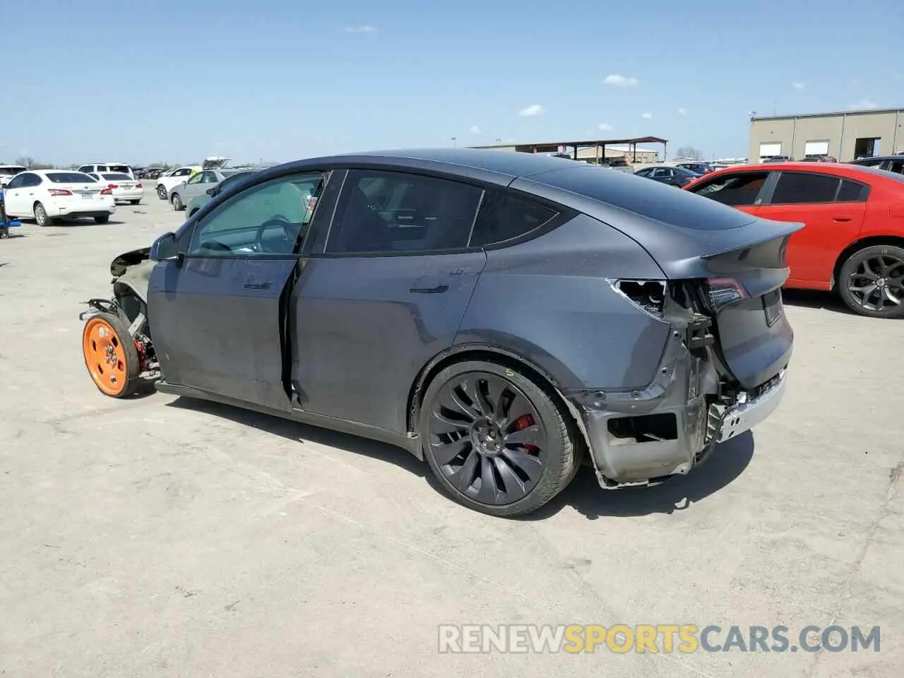 2 Фотография поврежденного автомобиля 7SAYGDEF9NF391454 TESLA MODEL Y 2022