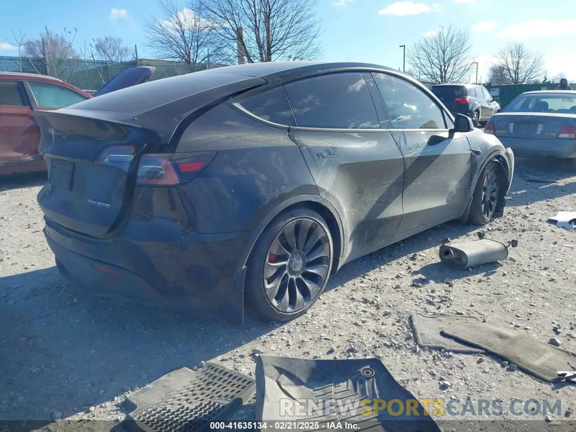 4 Фотография поврежденного автомобиля 7SAYGDEF9NF399246 TESLA MODEL Y 2022