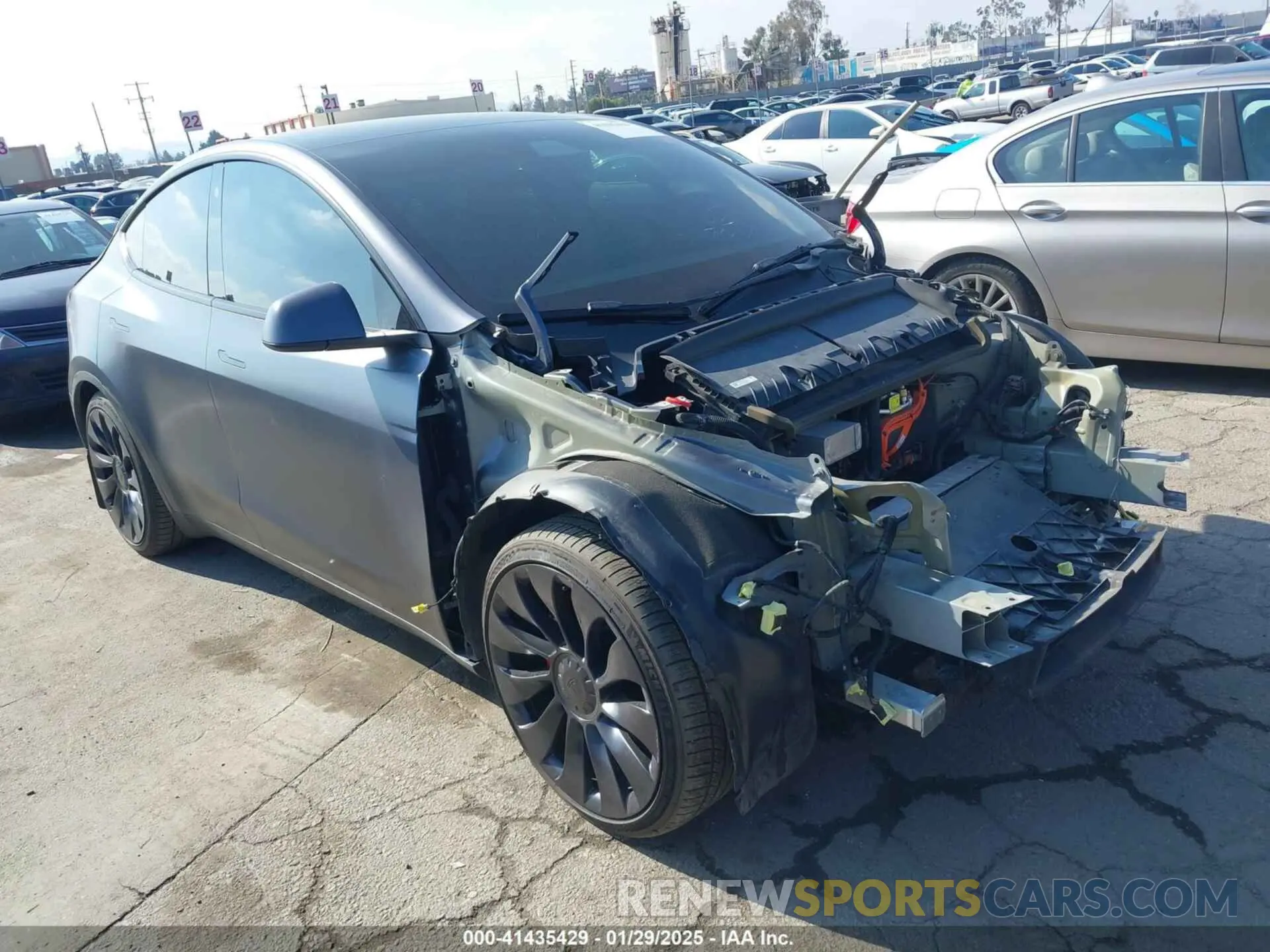 1 Фотография поврежденного автомобиля 7SAYGDEF9NF488797 TESLA MODEL Y 2022
