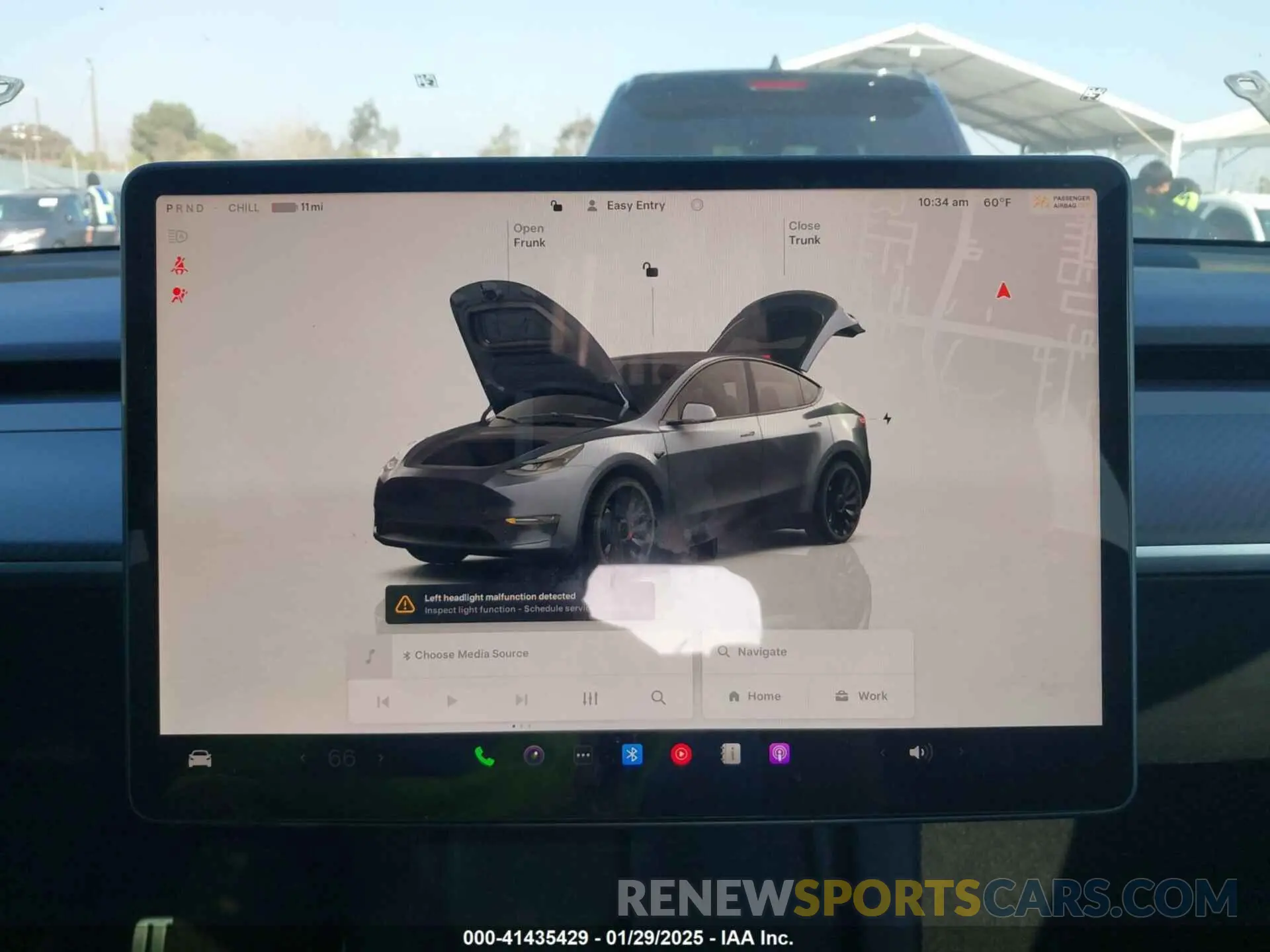 19 Фотография поврежденного автомобиля 7SAYGDEF9NF488797 TESLA MODEL Y 2022