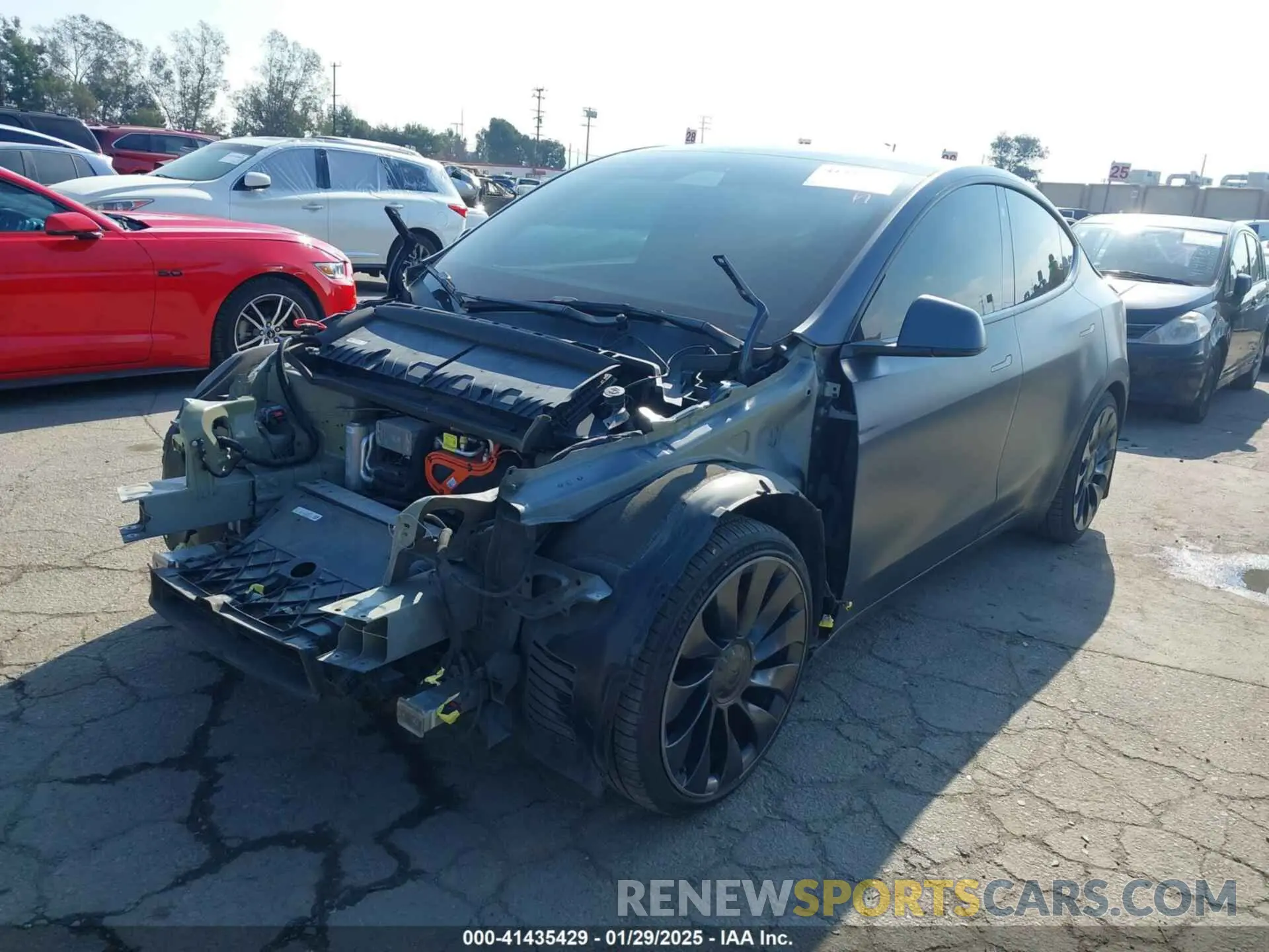 2 Фотография поврежденного автомобиля 7SAYGDEF9NF488797 TESLA MODEL Y 2022