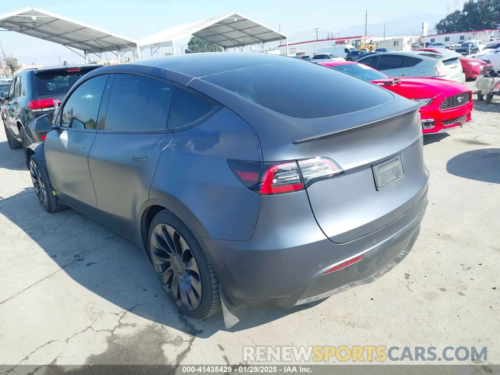 3 Фотография поврежденного автомобиля 7SAYGDEF9NF488797 TESLA MODEL Y 2022