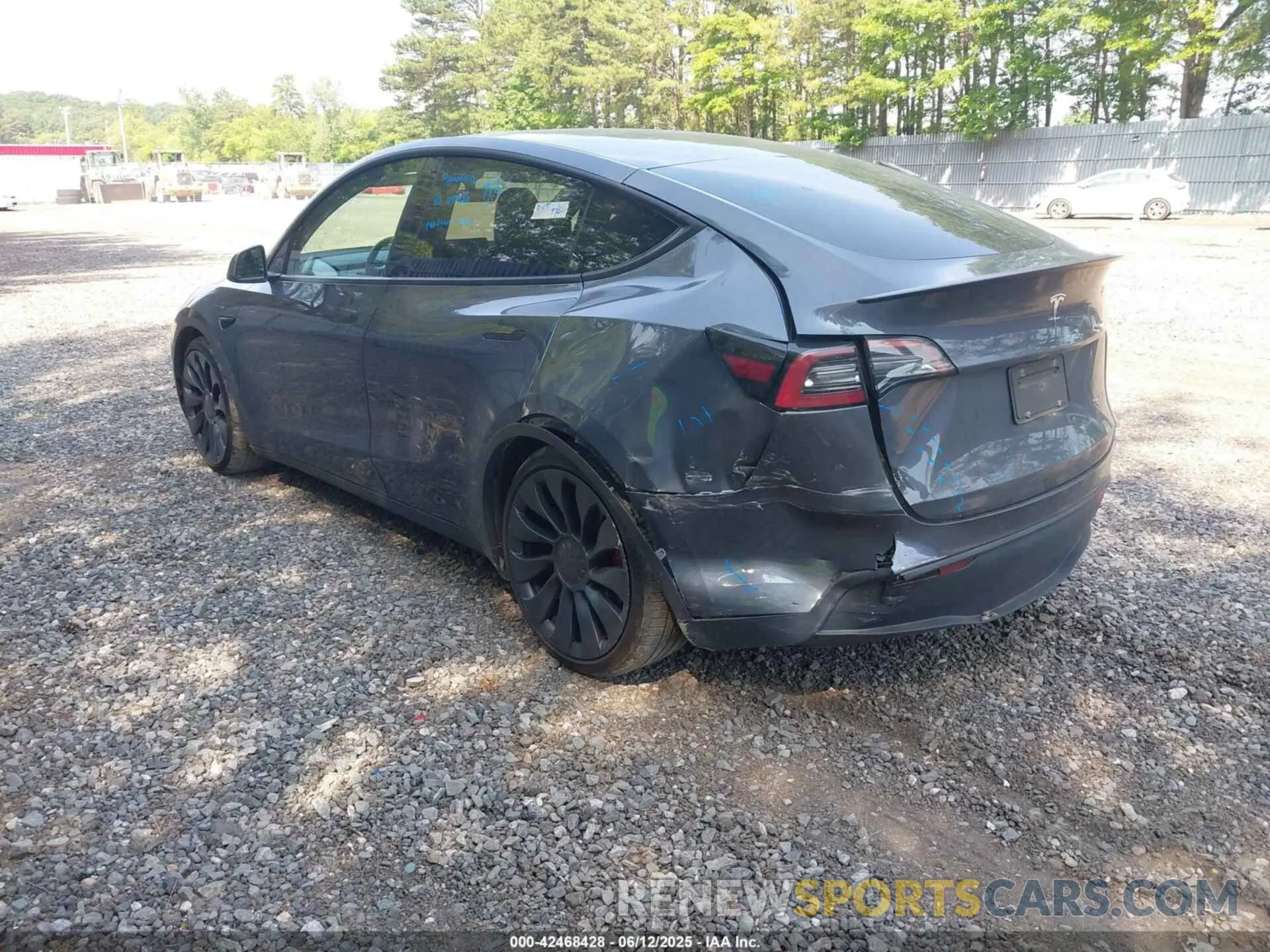 3 Фотография поврежденного автомобиля 7SAYGDEF9NF506523 TESLA MODEL Y 2022