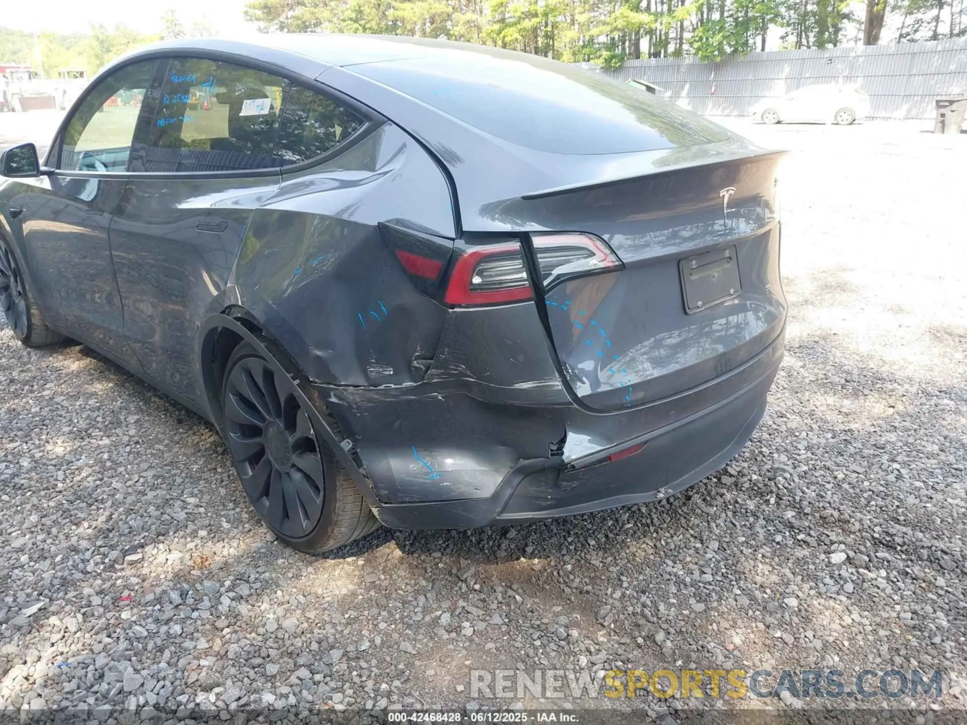 6 Фотография поврежденного автомобиля 7SAYGDEF9NF506523 TESLA MODEL Y 2022