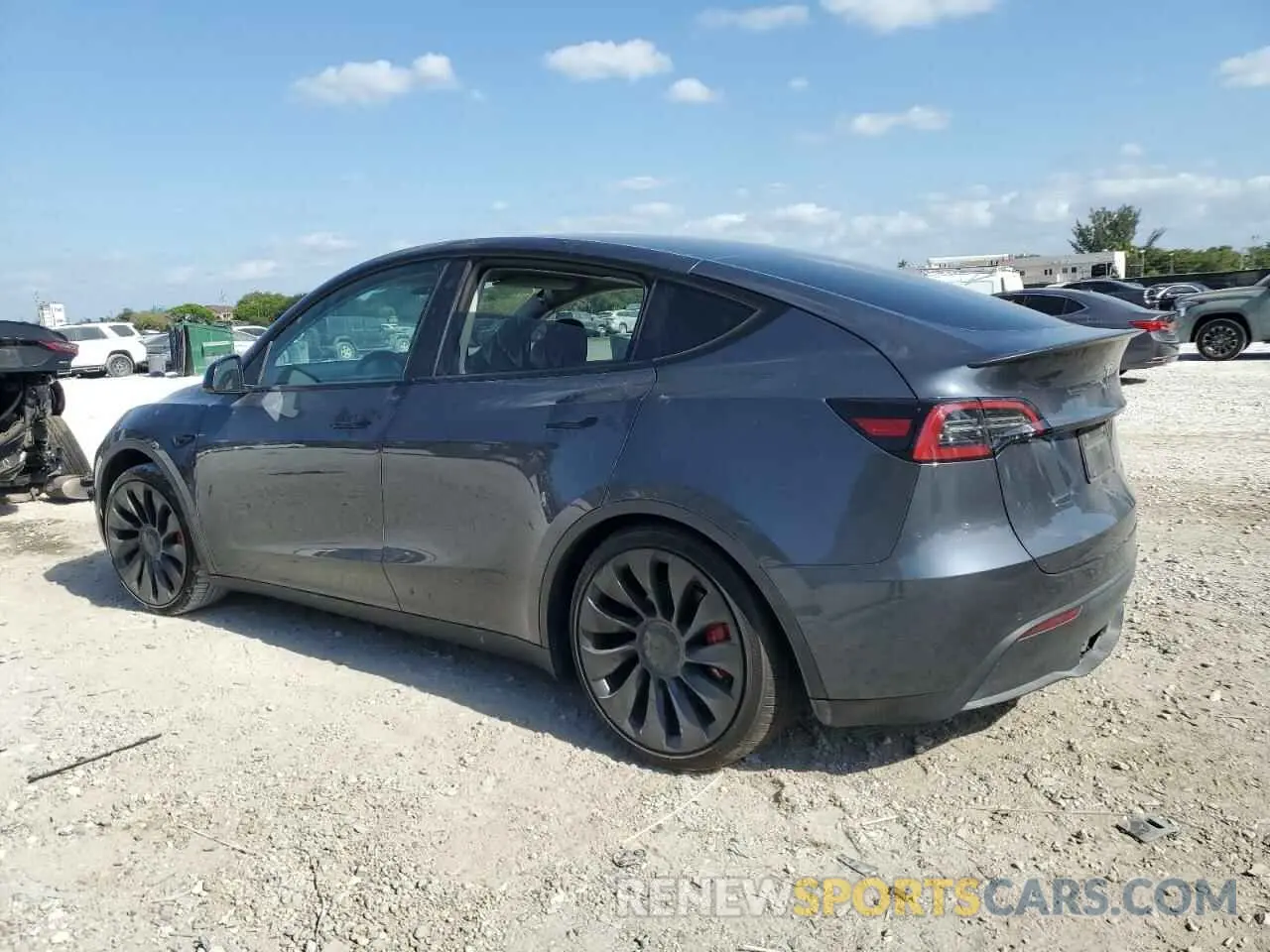 2 Фотография поврежденного автомобиля 7SAYGDEF9NF513648 TESLA MODEL Y 2022