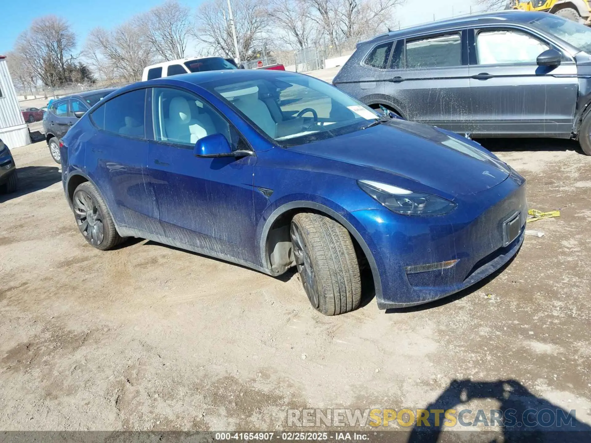 1 Фотография поврежденного автомобиля 7SAYGDEF9NF523452 TESLA MODEL Y 2022