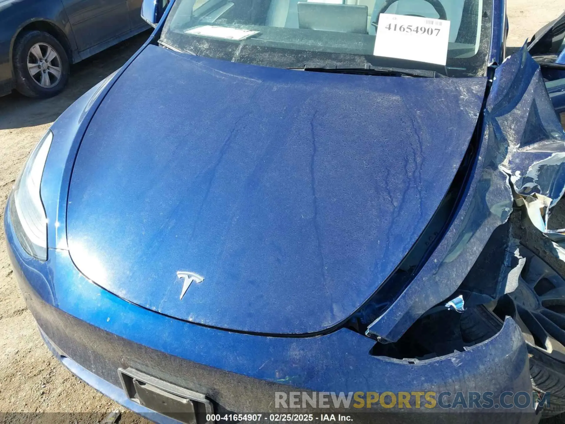 10 Фотография поврежденного автомобиля 7SAYGDEF9NF523452 TESLA MODEL Y 2022