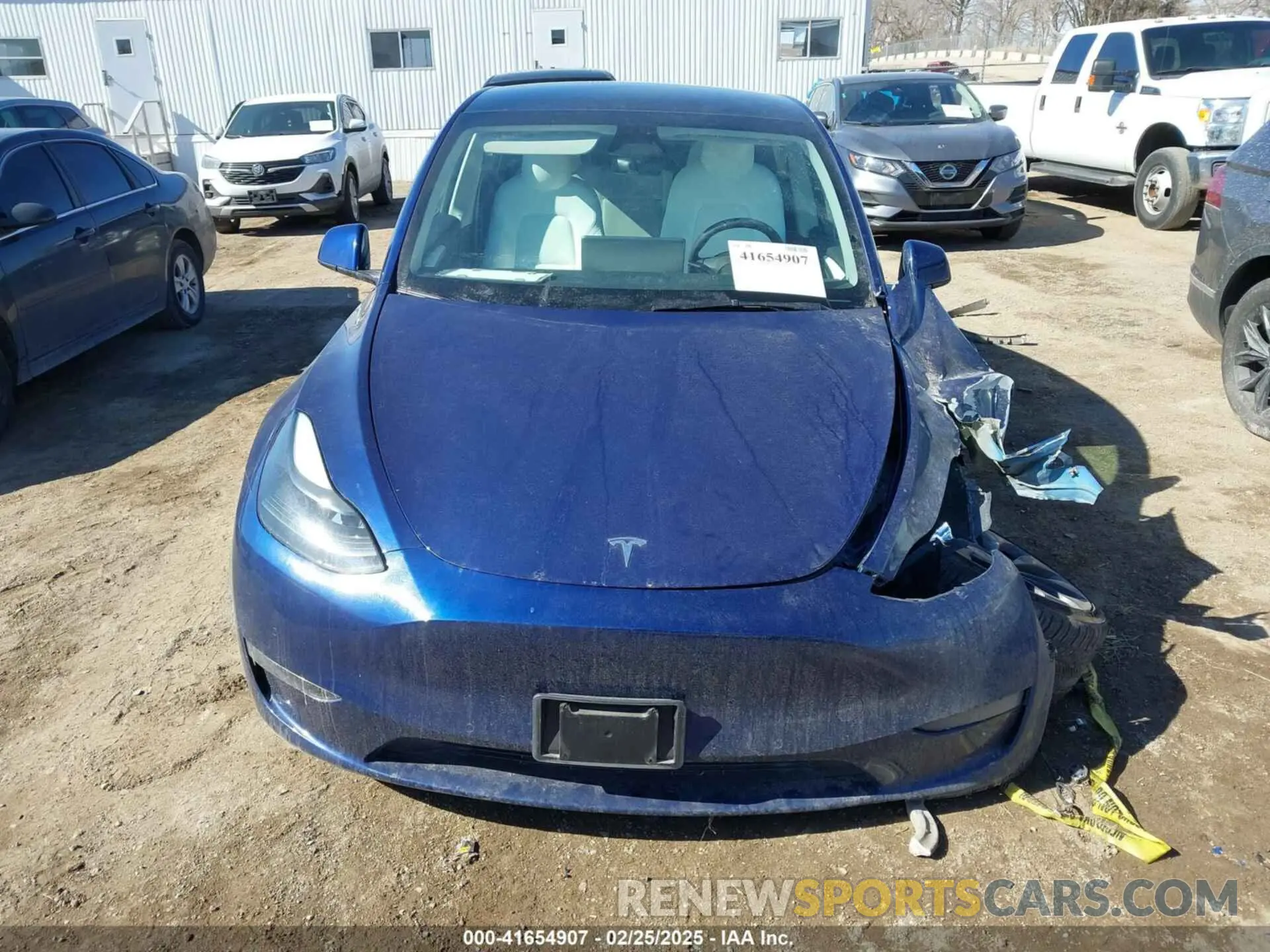12 Фотография поврежденного автомобиля 7SAYGDEF9NF523452 TESLA MODEL Y 2022