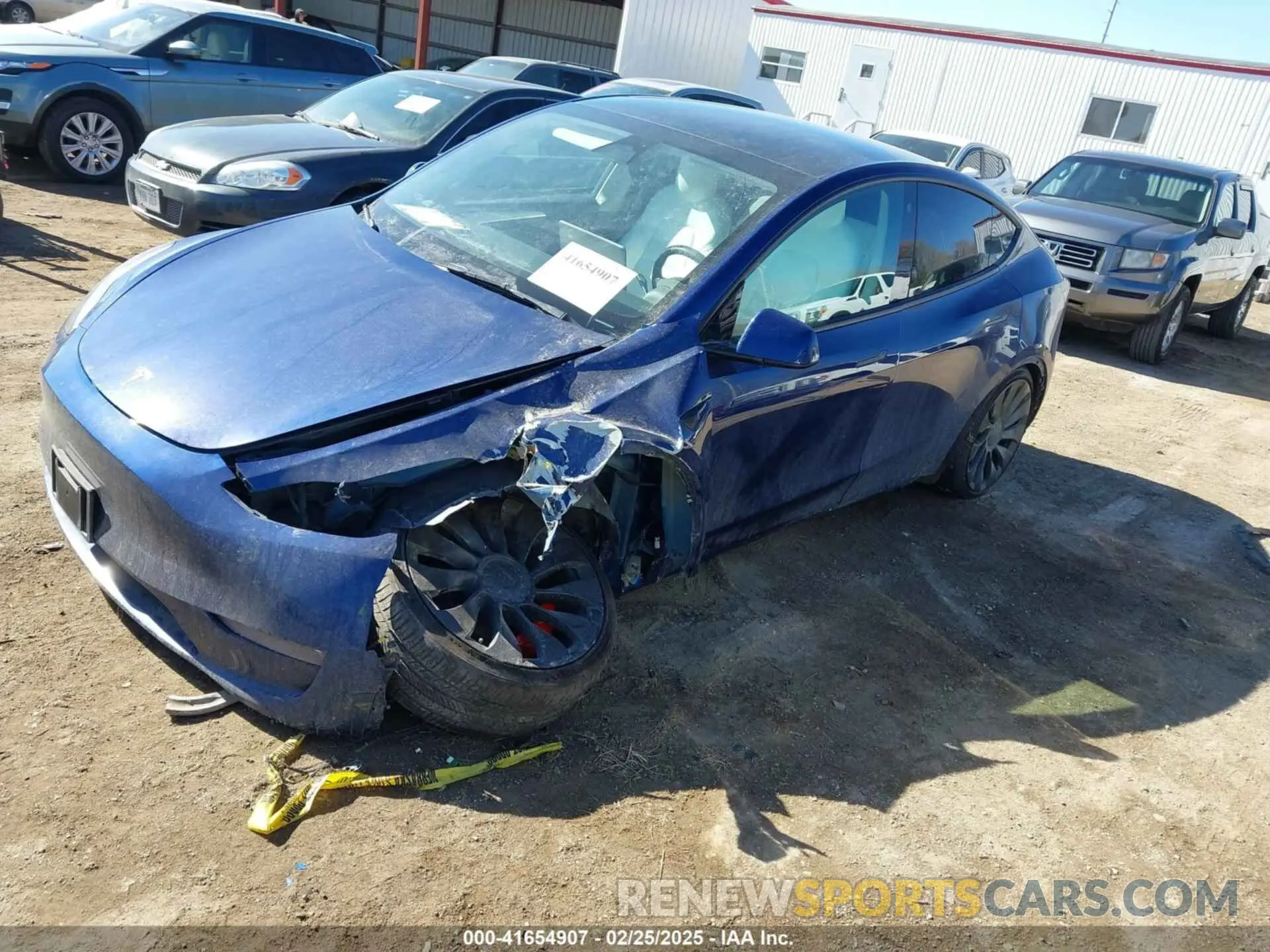 2 Фотография поврежденного автомобиля 7SAYGDEF9NF523452 TESLA MODEL Y 2022