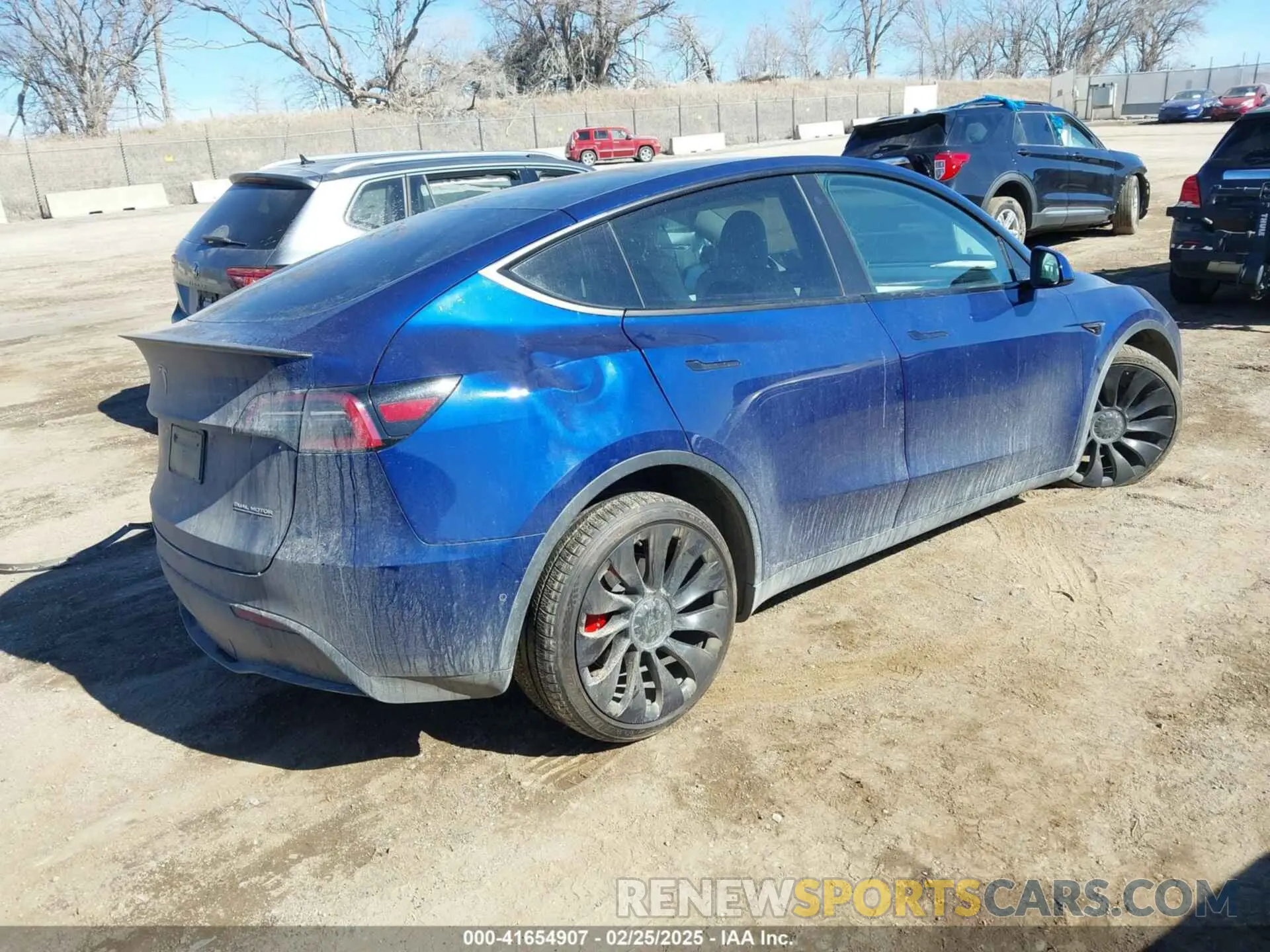 4 Фотография поврежденного автомобиля 7SAYGDEF9NF523452 TESLA MODEL Y 2022