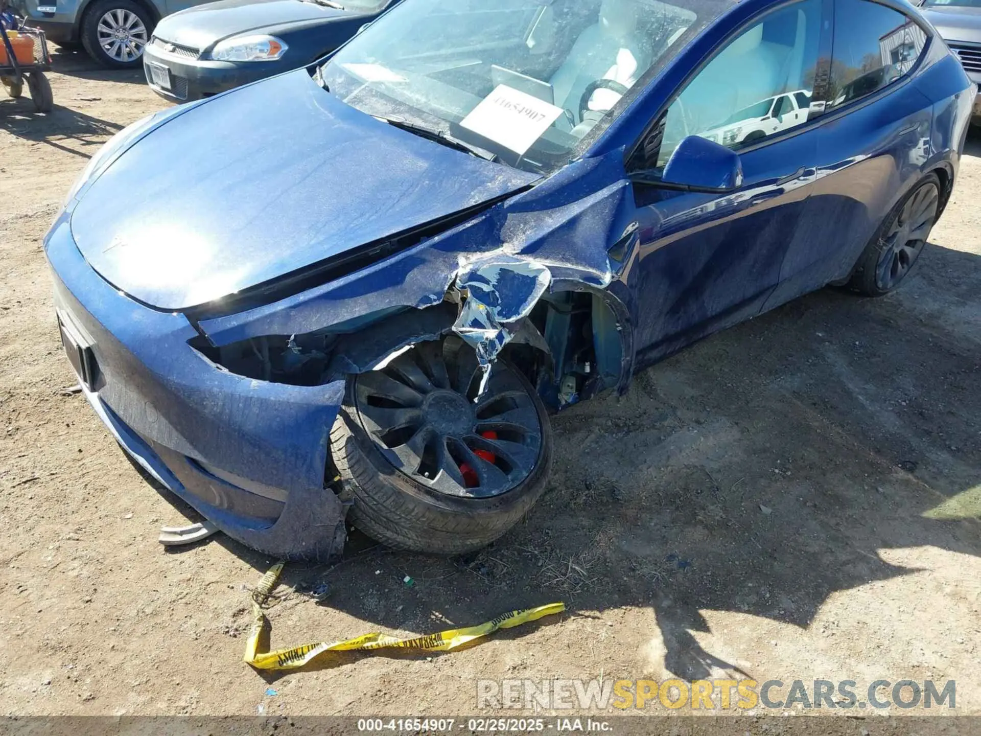6 Фотография поврежденного автомобиля 7SAYGDEF9NF523452 TESLA MODEL Y 2022