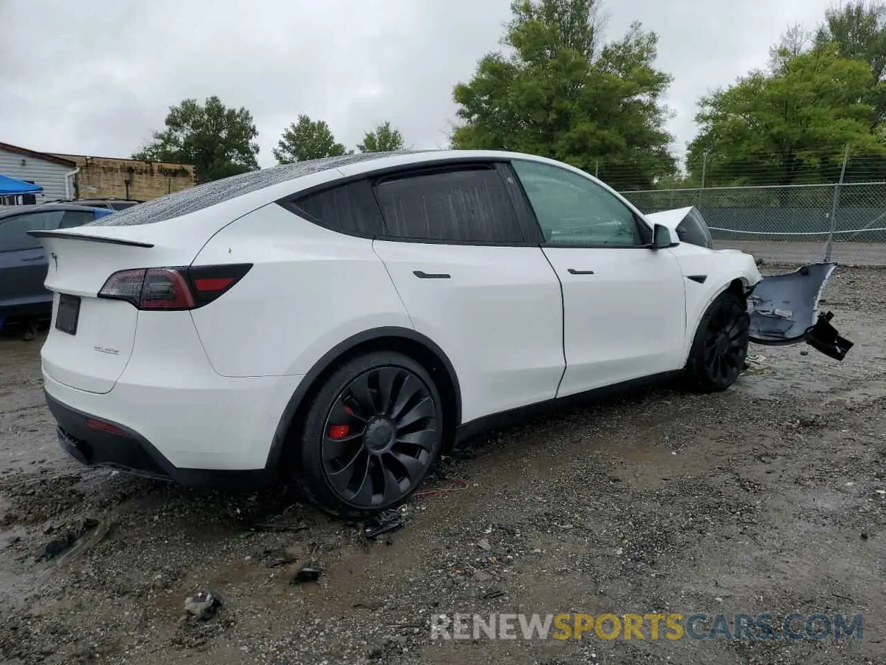 3 Photograph of a damaged car 7SAYGDEF9NF523483 TESLA MODEL Y 2022