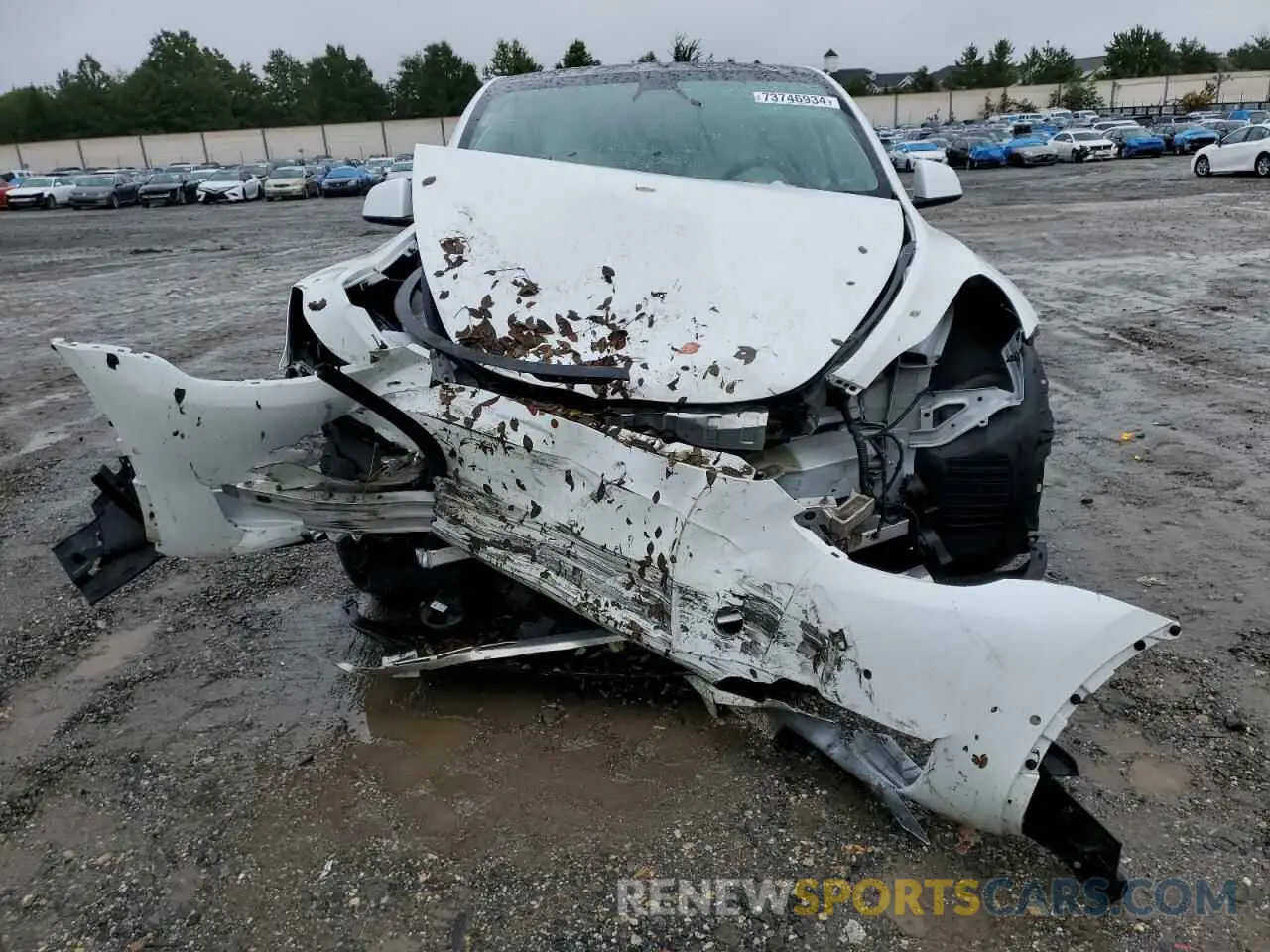 5 Photograph of a damaged car 7SAYGDEF9NF523483 TESLA MODEL Y 2022
