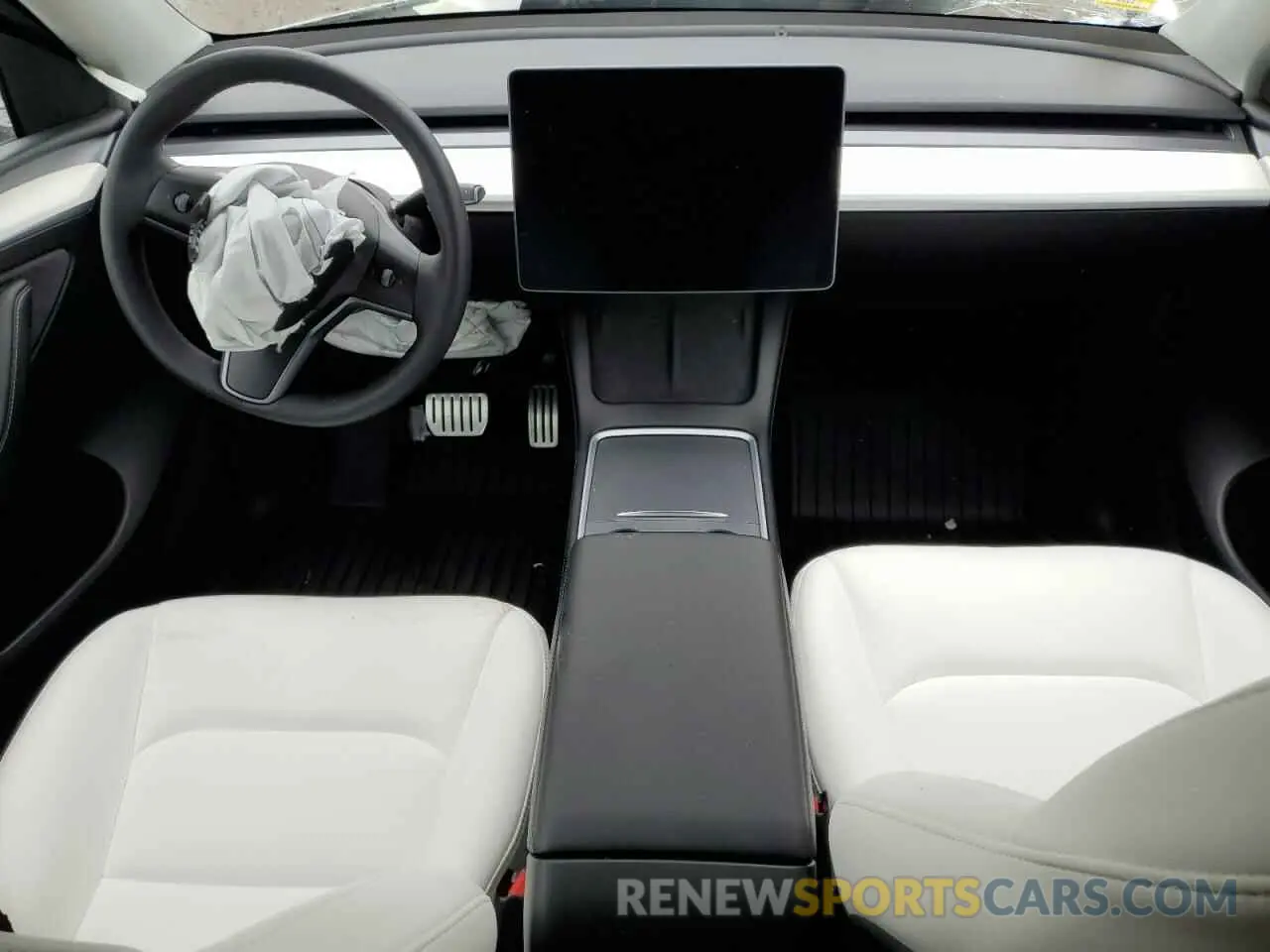 8 Photograph of a damaged car 7SAYGDEF9NF523483 TESLA MODEL Y 2022