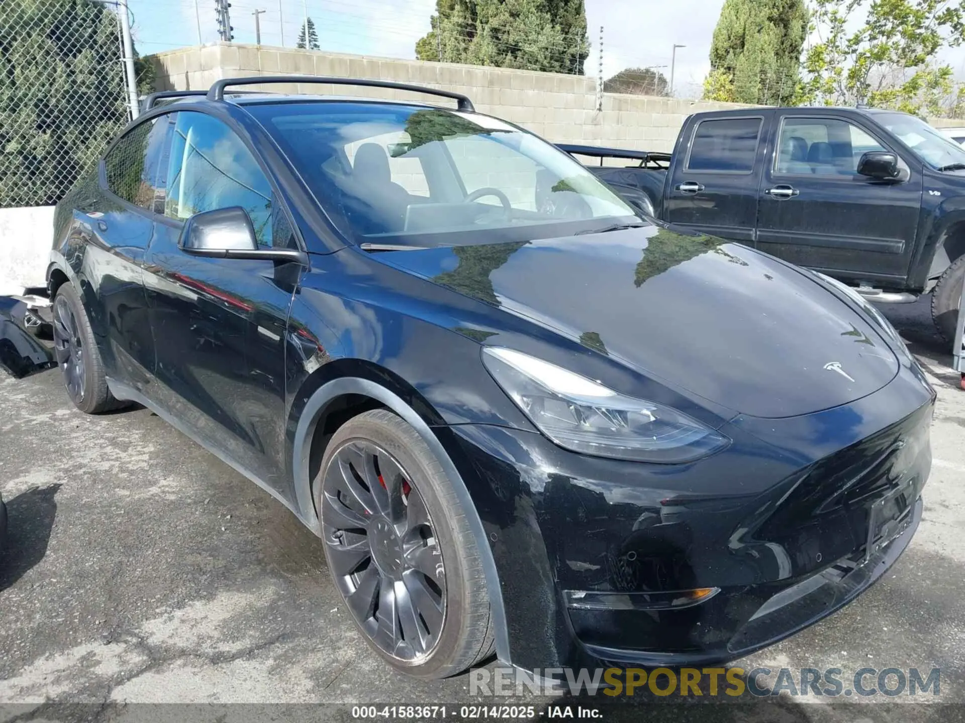 1 Photograph of a damaged car 7SAYGDEF9NF532880 TESLA MODEL Y 2022