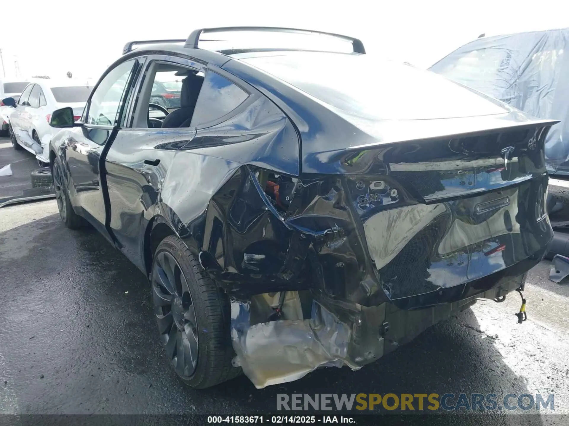 3 Photograph of a damaged car 7SAYGDEF9NF532880 TESLA MODEL Y 2022