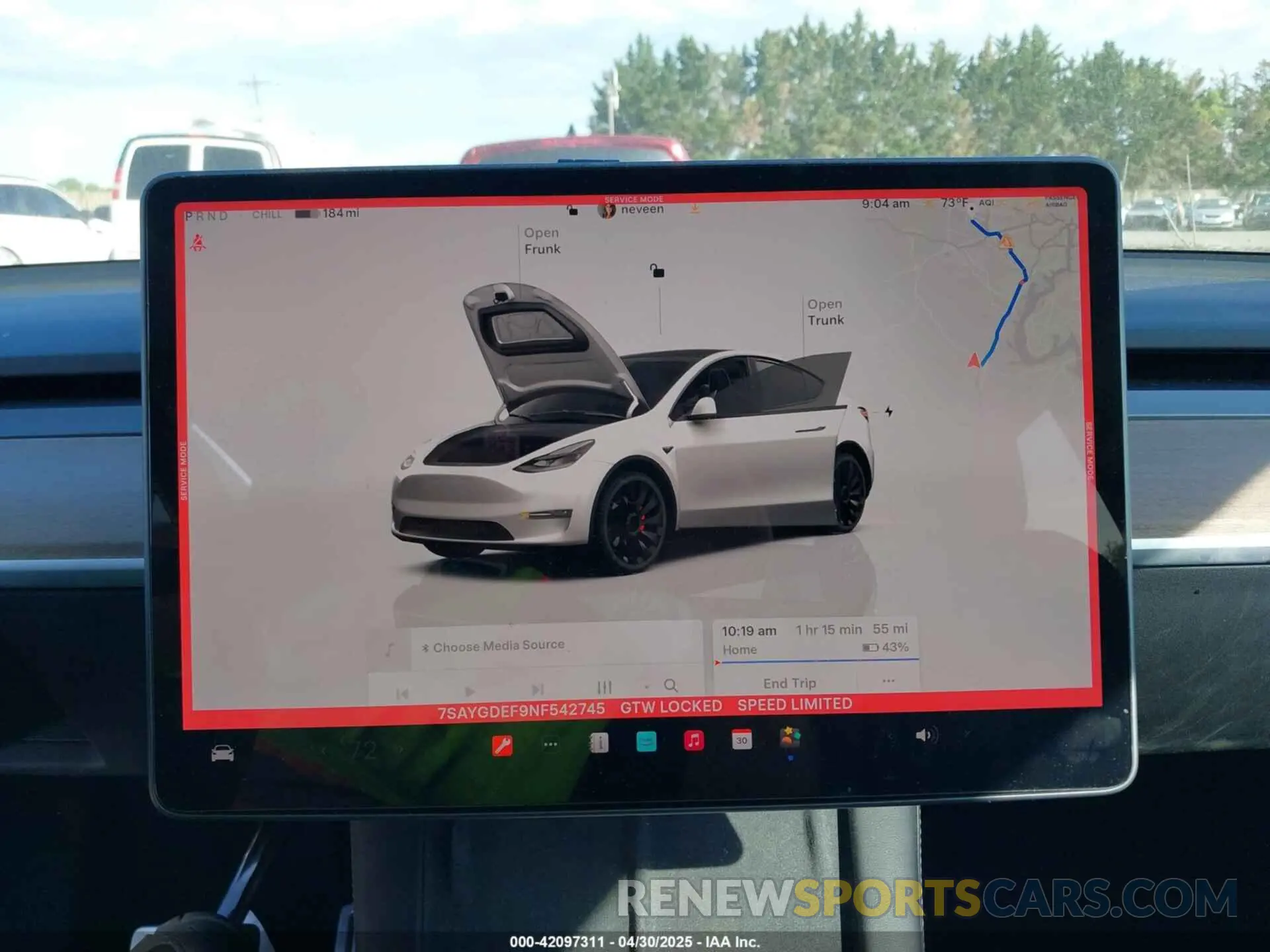 18 Фотография поврежденного автомобиля 7SAYGDEF9NF542745 TESLA MODEL Y 2022