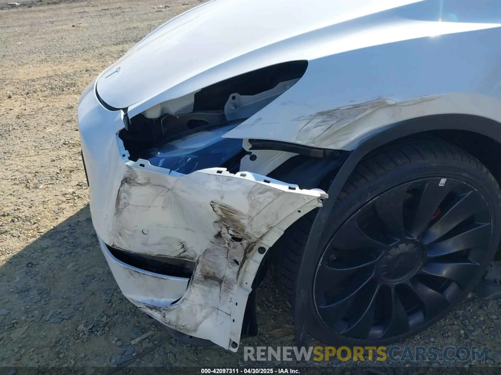 6 Фотография поврежденного автомобиля 7SAYGDEF9NF542745 TESLA MODEL Y 2022
