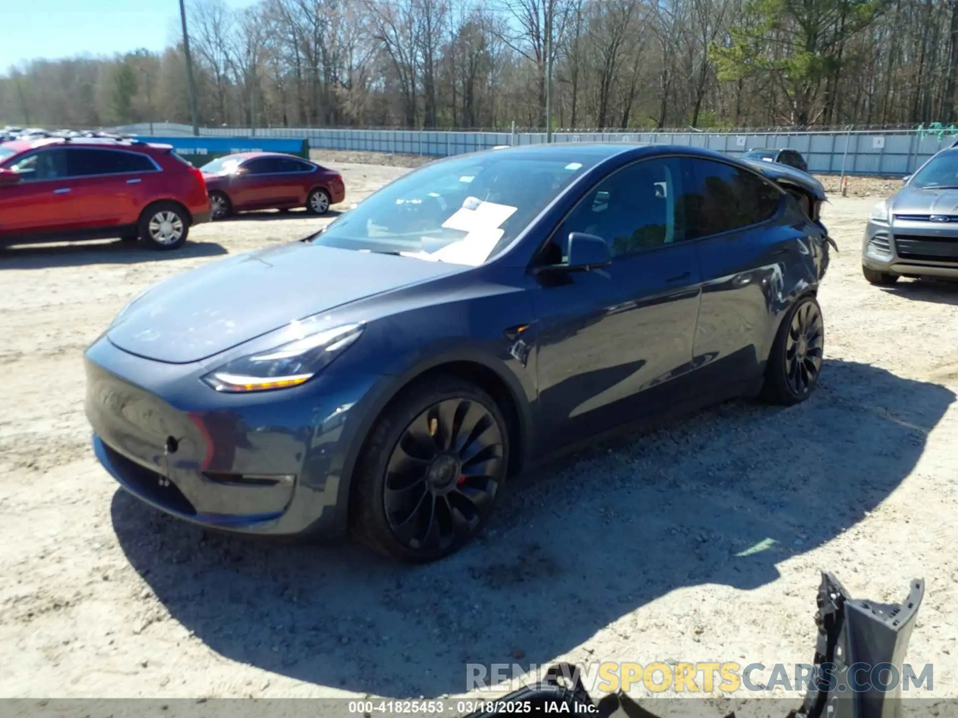 2 Photograph of a damaged car 7SAYGDEF9NF544205 TESLA MODEL Y 2022