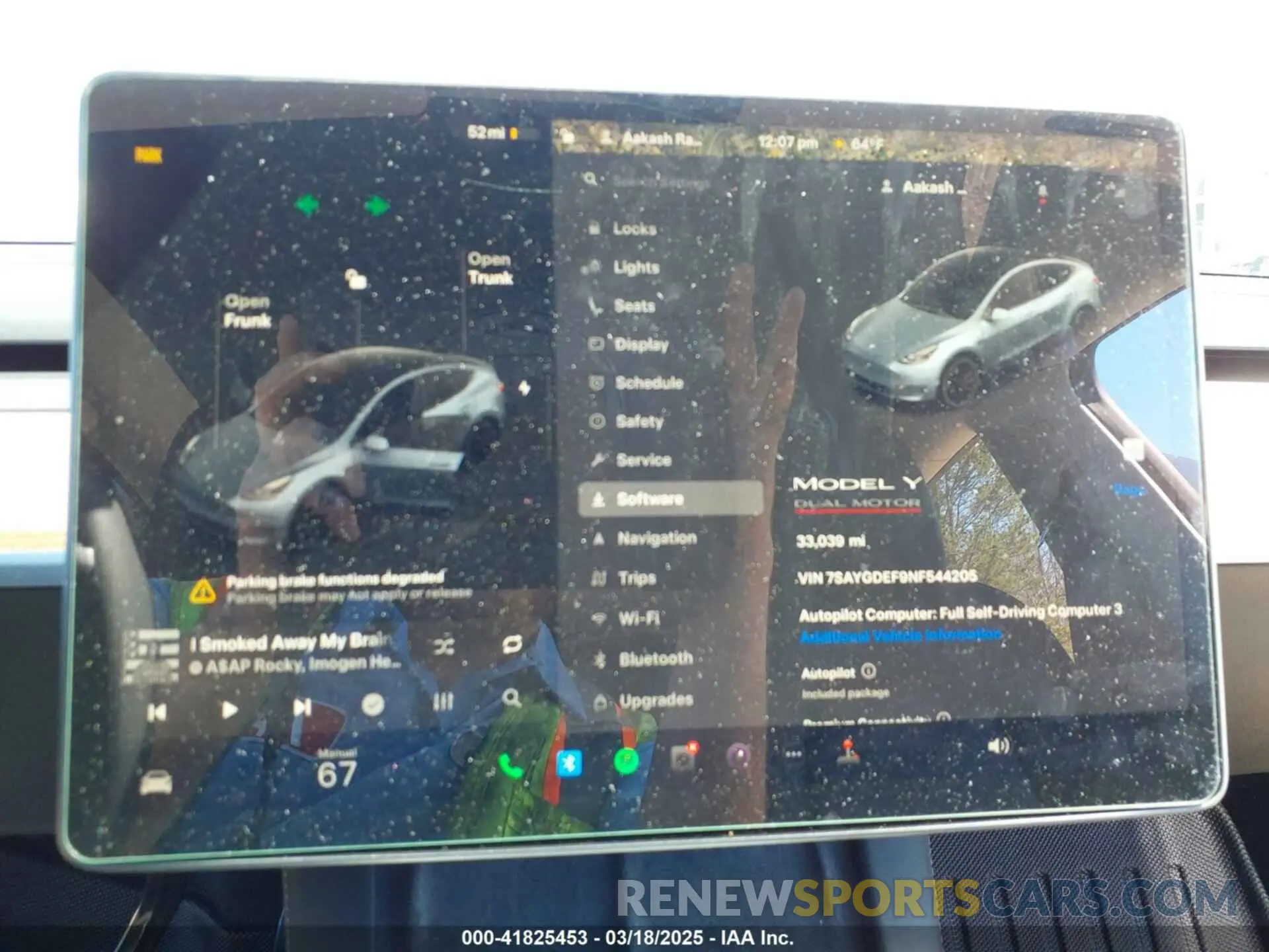 7 Photograph of a damaged car 7SAYGDEF9NF544205 TESLA MODEL Y 2022