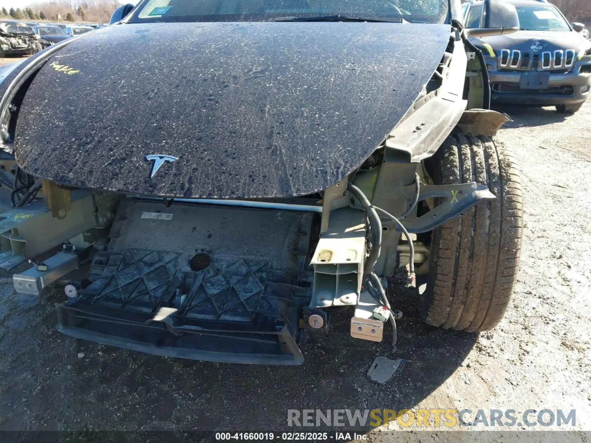 6 Photograph of a damaged car 7SAYGDEFXNF313636 TESLA MODEL Y 2022