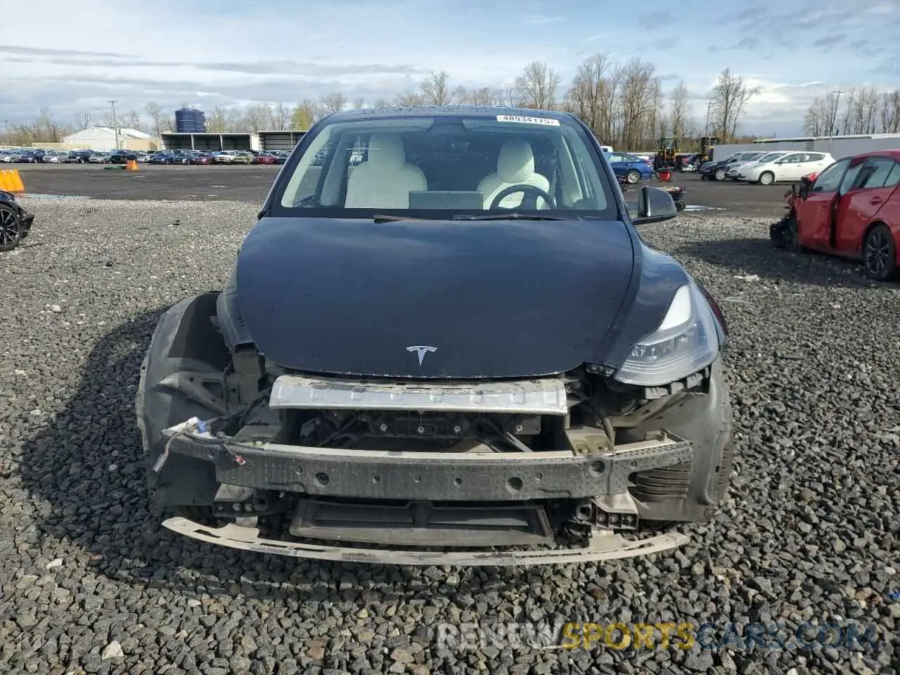 5 Photograph of a damaged car 7SAYGDEFXNF326967 TESLA MODEL Y 2022