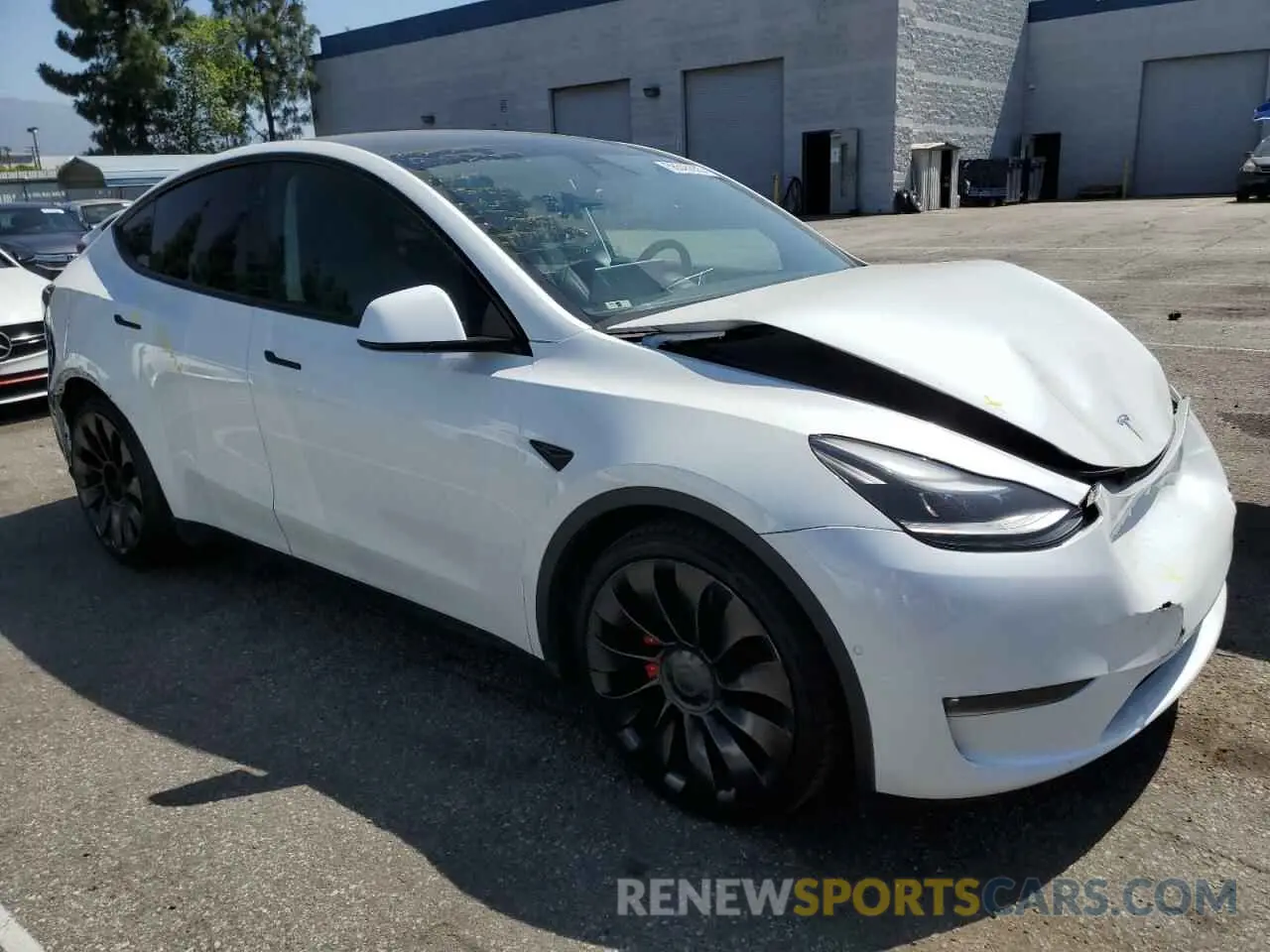 4 Фотография поврежденного автомобиля 7SAYGDEFXNF340982 TESLA MODEL Y 2022