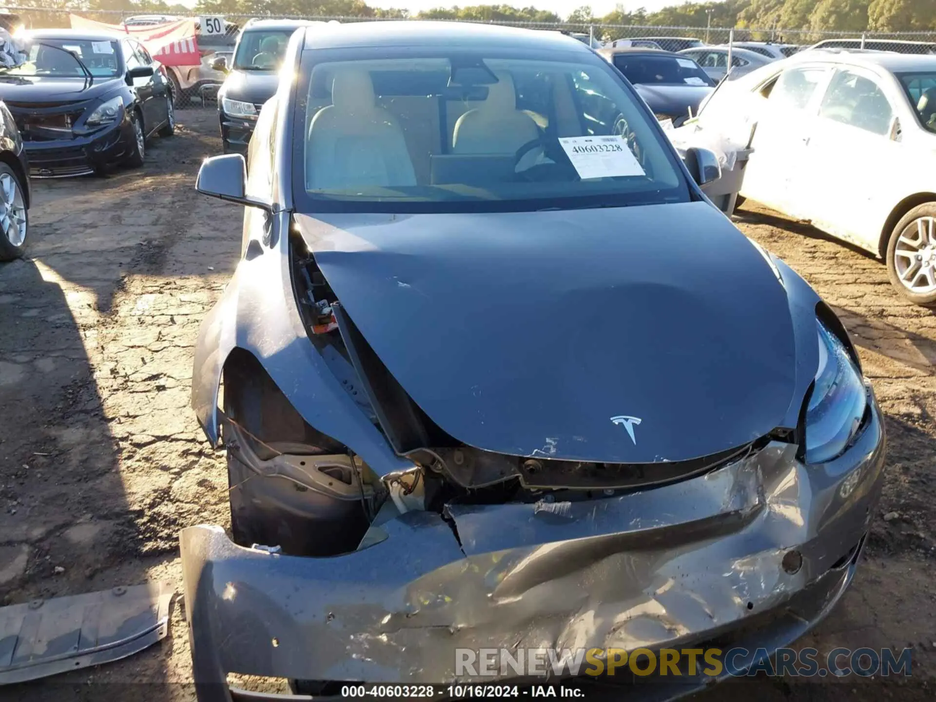 11 Photograph of a damaged car 7SAYGDEFXNF366319 TESLA MODEL Y 2022