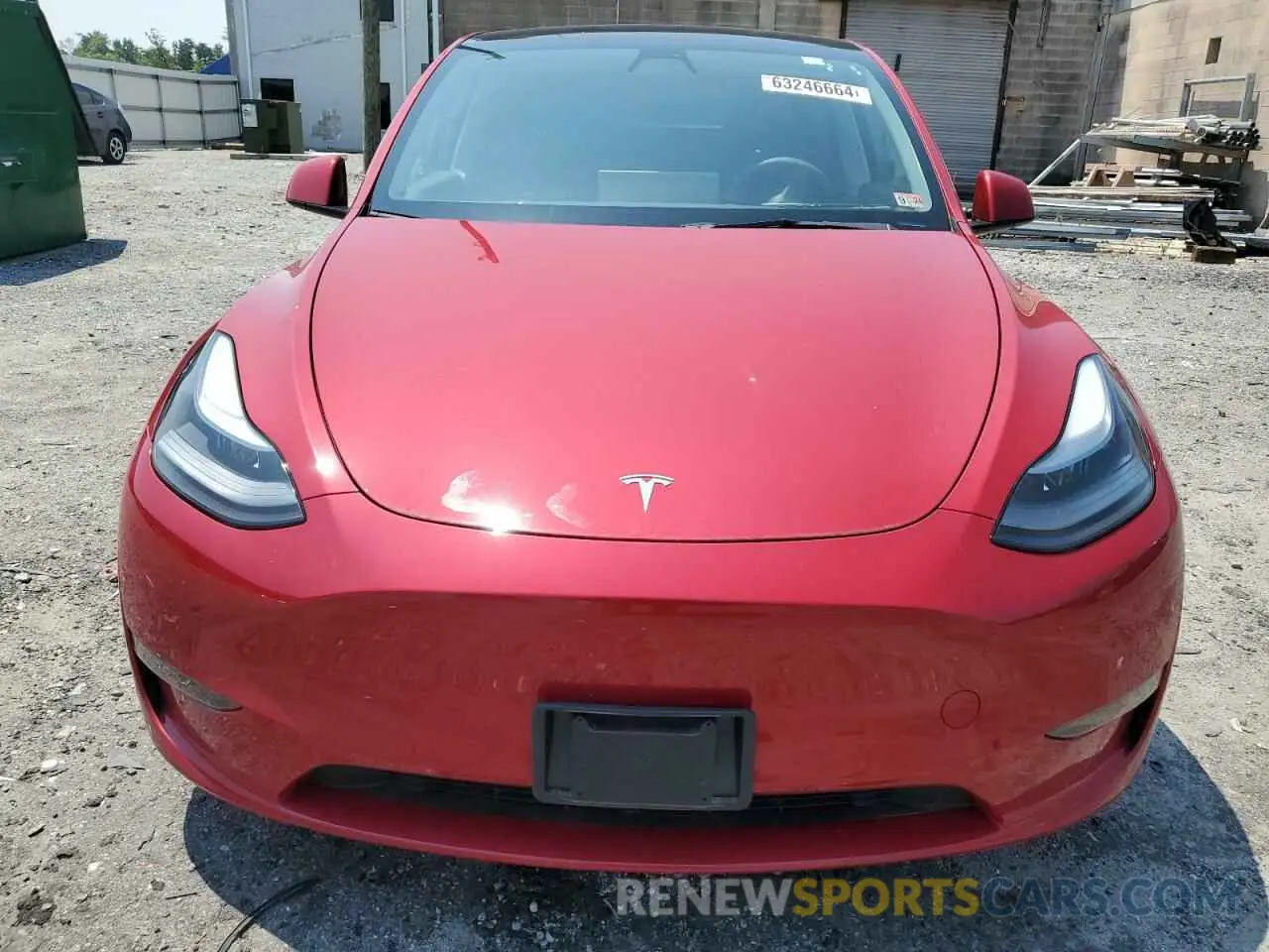 5 Фотография поврежденного автомобиля 7SAYGDEFXNF376445 TESLA MODEL Y 2022