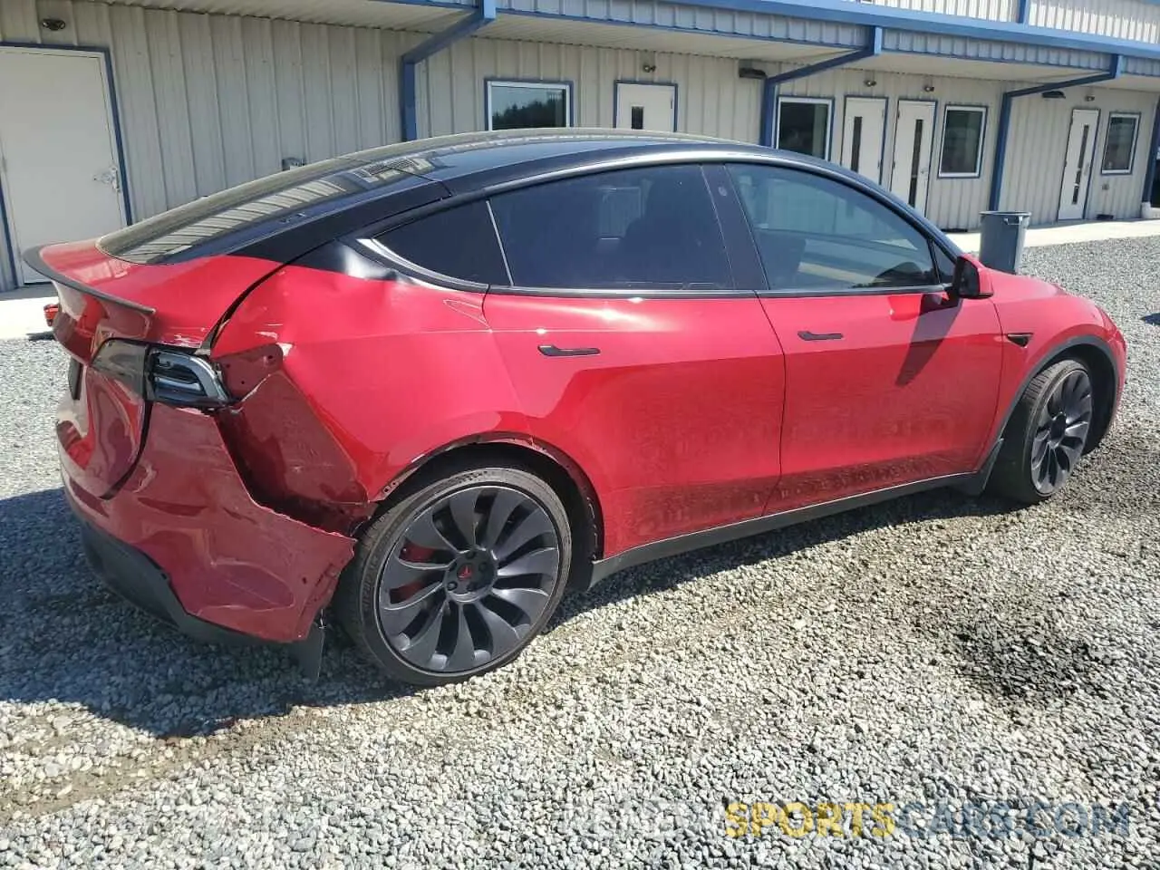 3 Фотография поврежденного автомобиля 7SAYGDEFXNF382066 TESLA MODEL Y 2022