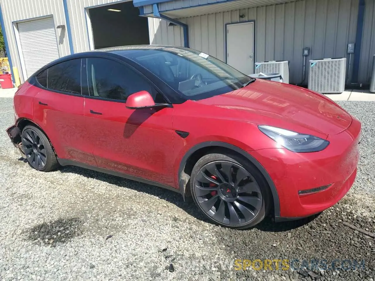 4 Фотография поврежденного автомобиля 7SAYGDEFXNF382066 TESLA MODEL Y 2022