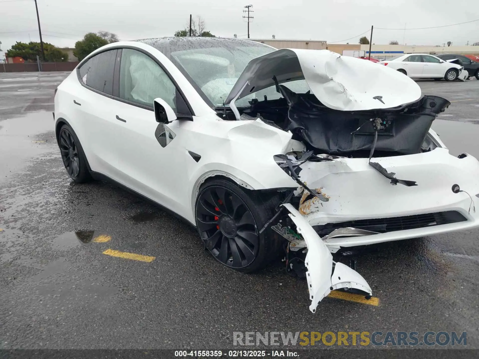1 Фотография поврежденного автомобиля 7SAYGDEFXNF384268 TESLA MODEL Y 2022
