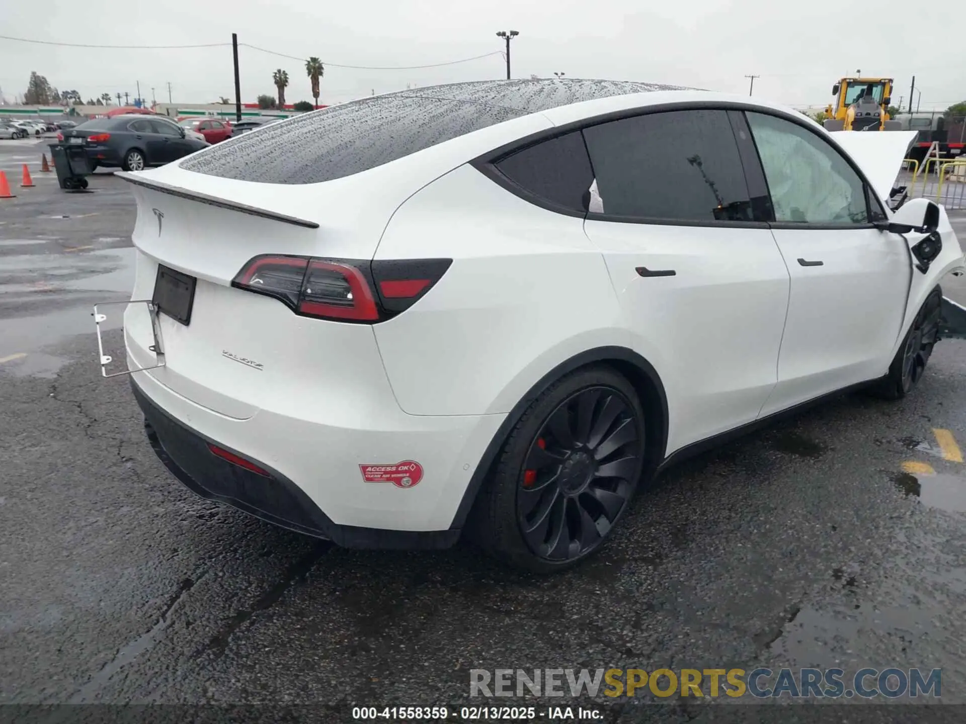 4 Фотография поврежденного автомобиля 7SAYGDEFXNF384268 TESLA MODEL Y 2022