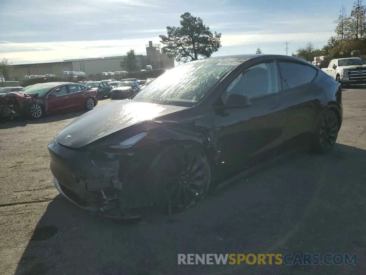 1 Photograph of a damaged car 7SAYGDEFXNF390779 TESLA MODEL Y 2022