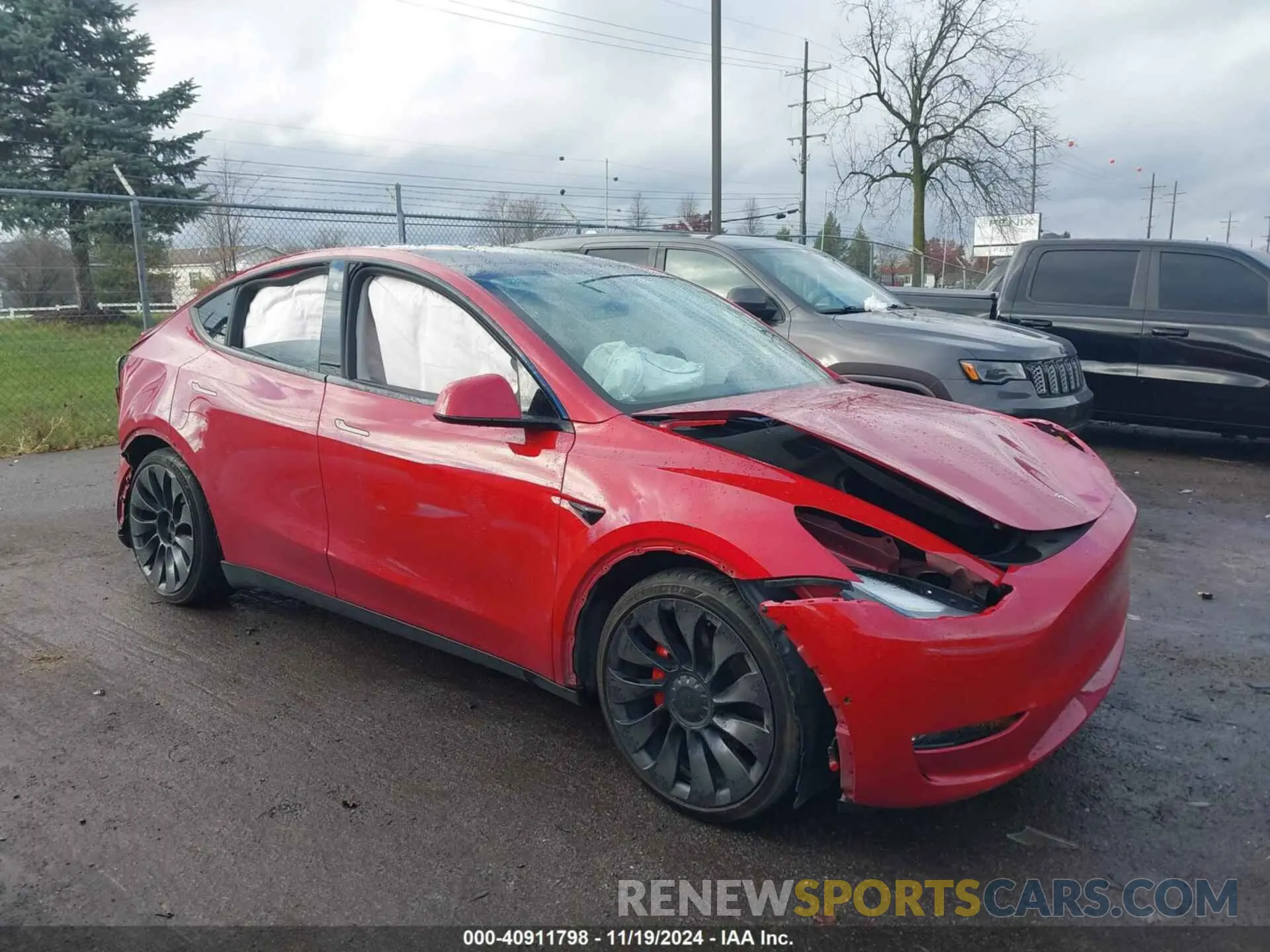 1 Фотография поврежденного автомобиля 7SAYGDEFXNF403966 TESLA MODEL Y 2022