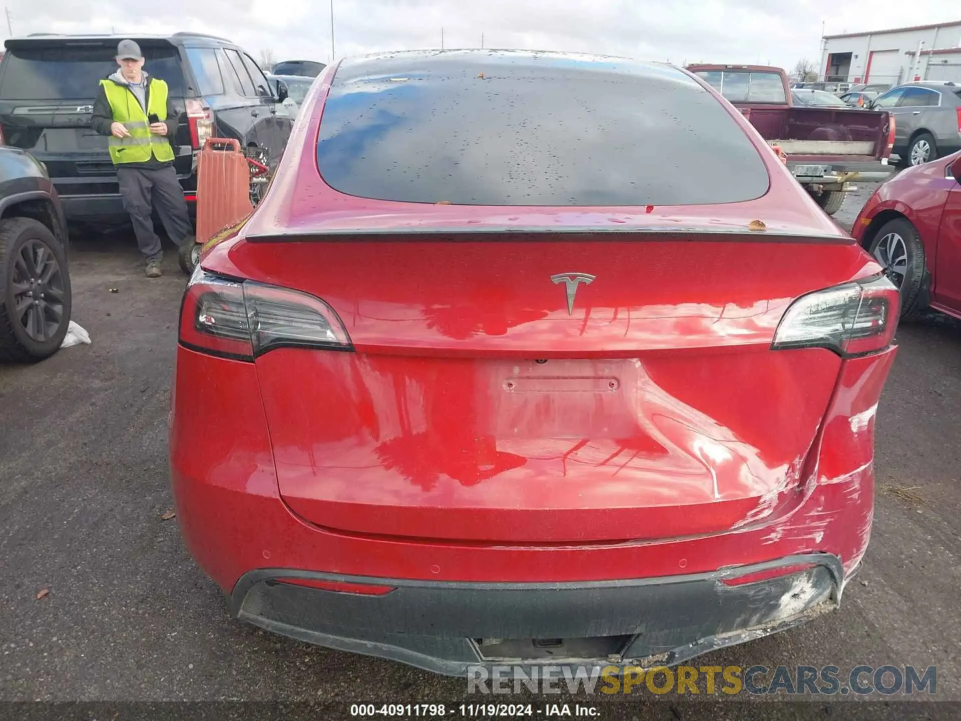 15 Фотография поврежденного автомобиля 7SAYGDEFXNF403966 TESLA MODEL Y 2022