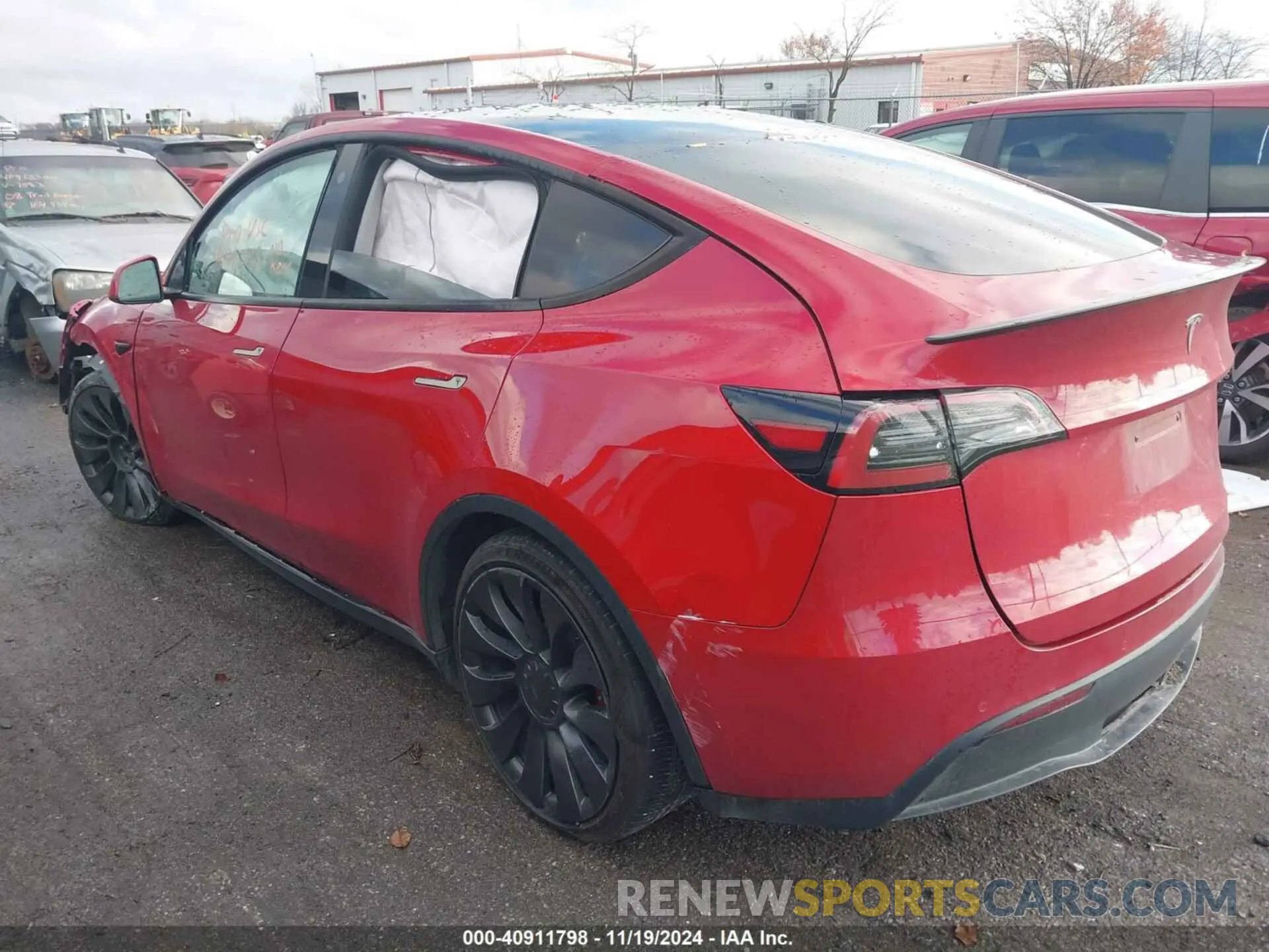 3 Фотография поврежденного автомобиля 7SAYGDEFXNF403966 TESLA MODEL Y 2022