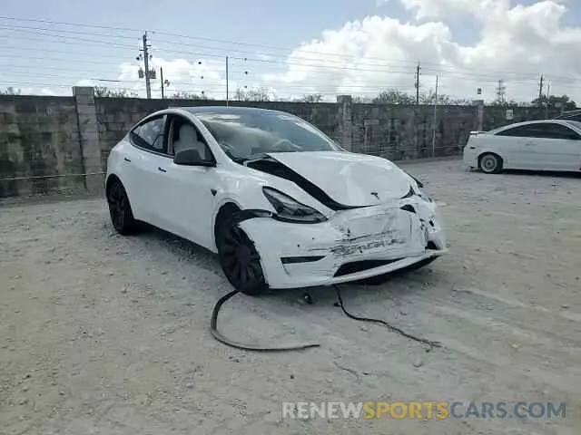 14 Фотография поврежденного автомобиля 7SAYGDEFXNF410531 TESLA MODEL Y 2022