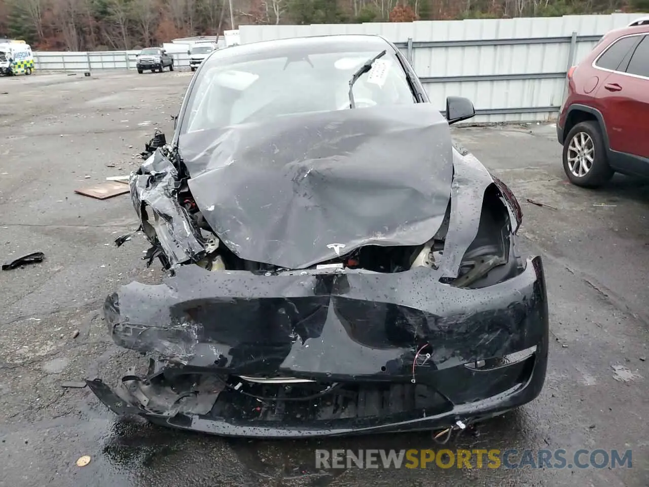 5 Фотография поврежденного автомобиля 7SAYGDEFXNF441827 TESLA MODEL Y 2022
